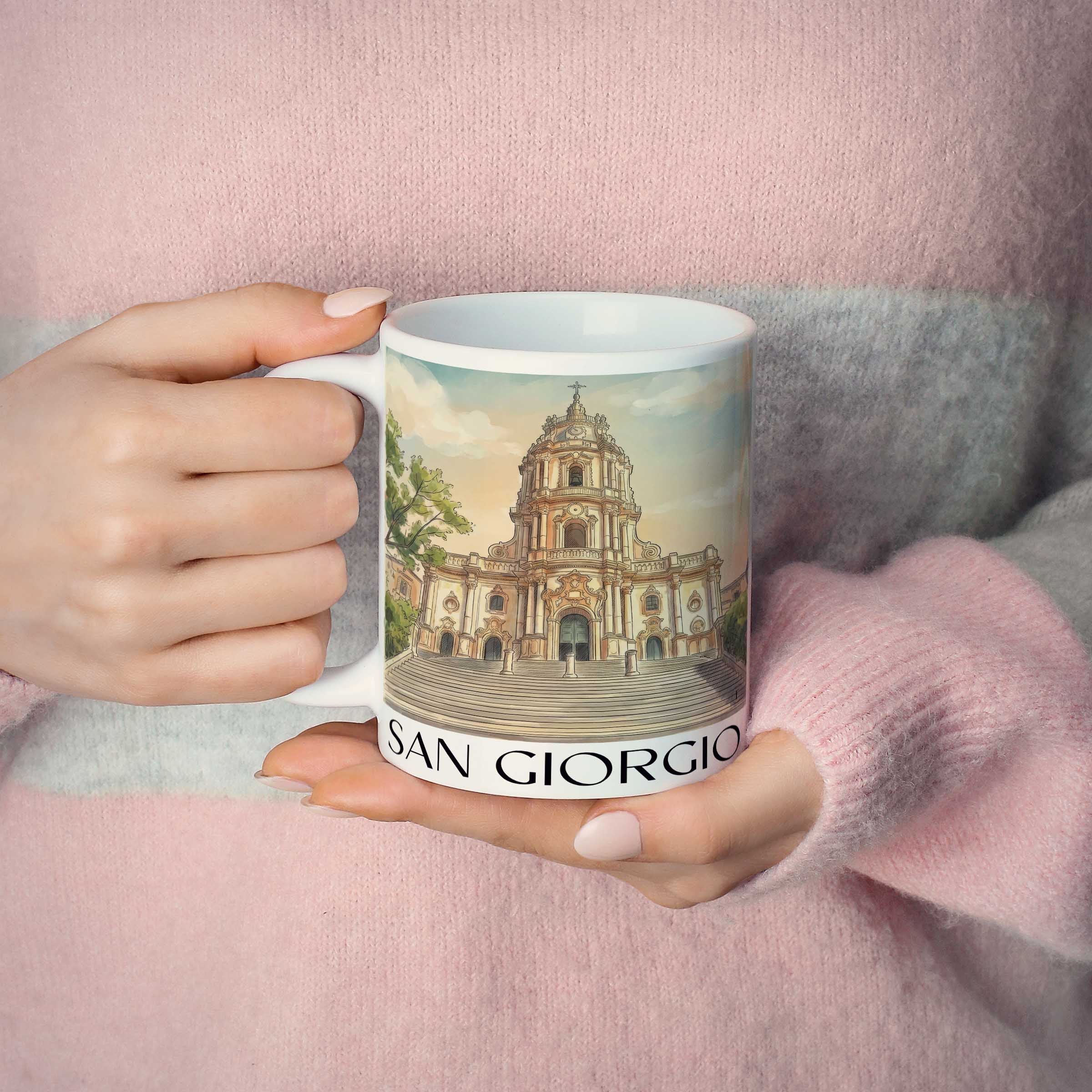 san-giorgio-modica-italien-kaffeebecher-aquarell