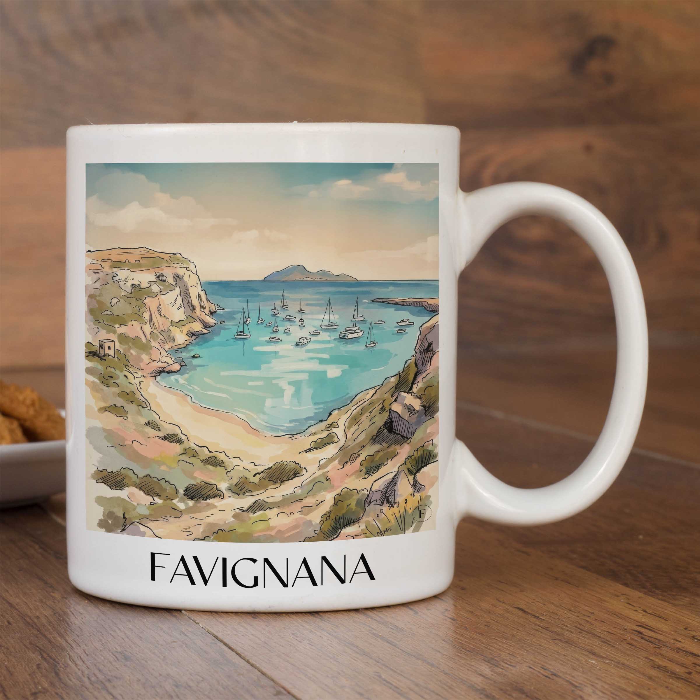 favignana-sizilien-italien-kaffeebecher-aquarell