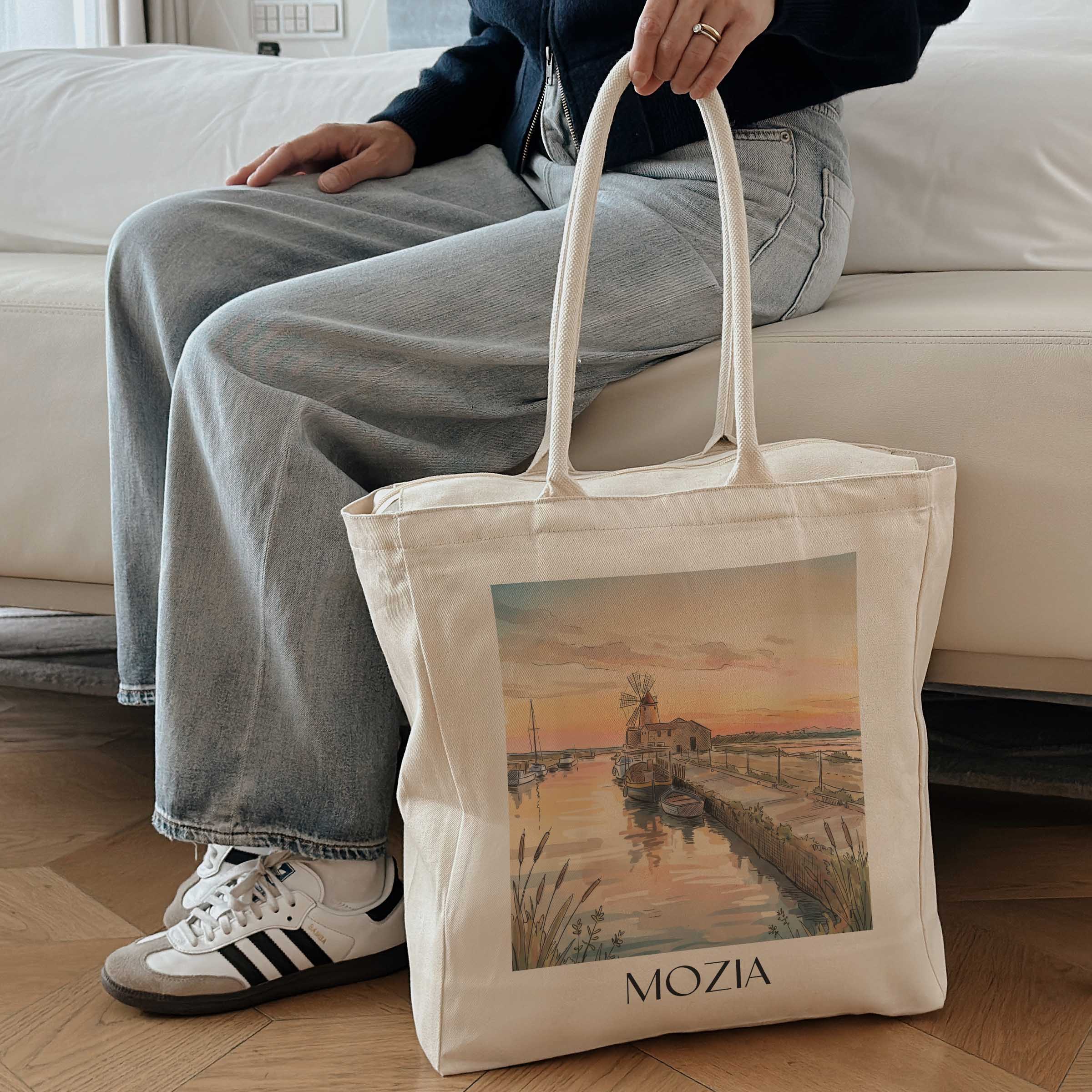 mozia-sizilien-italien-einkaufstasche-aquarell