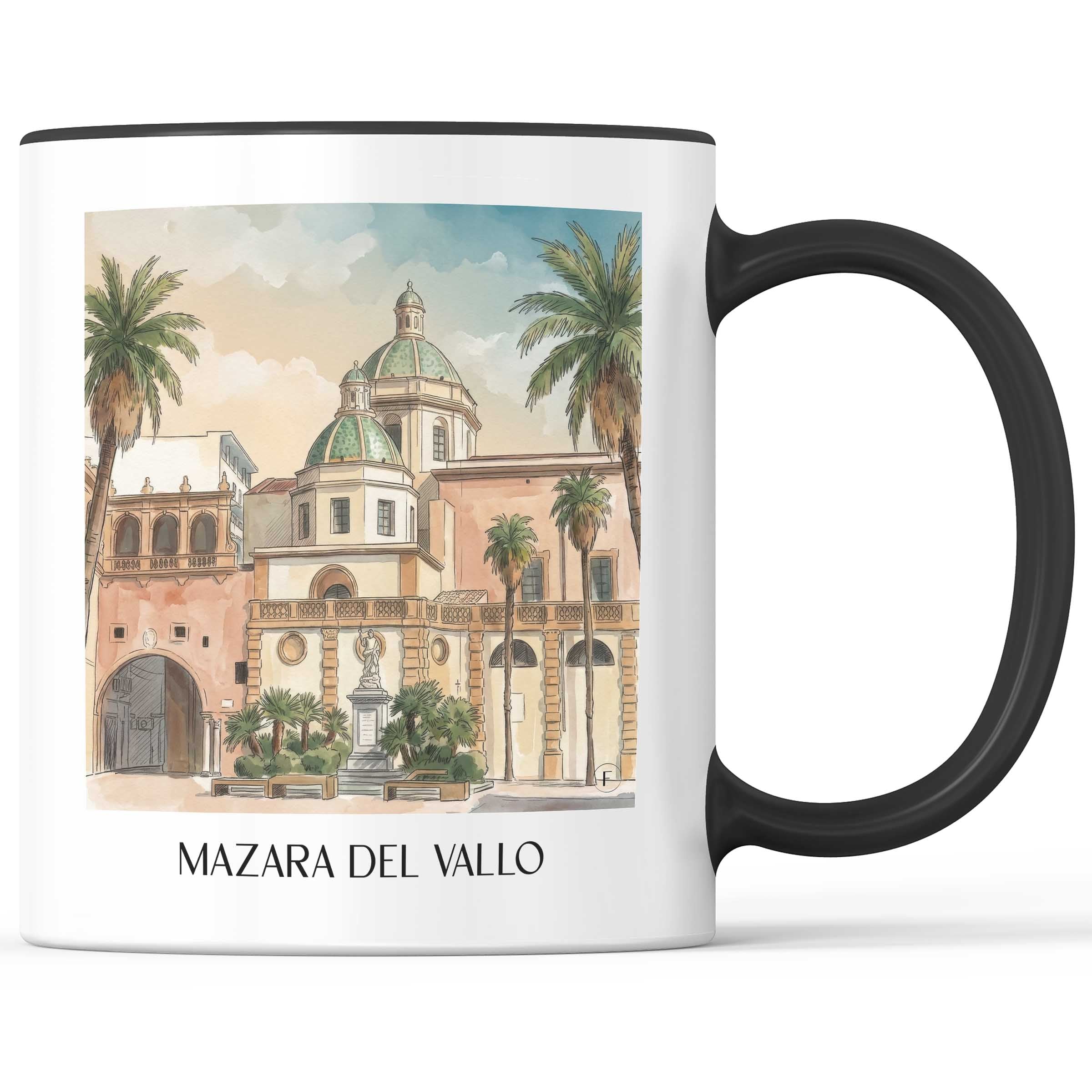 mazara-del-vallo-sizilien-italien-kaffeebecher-aquarell