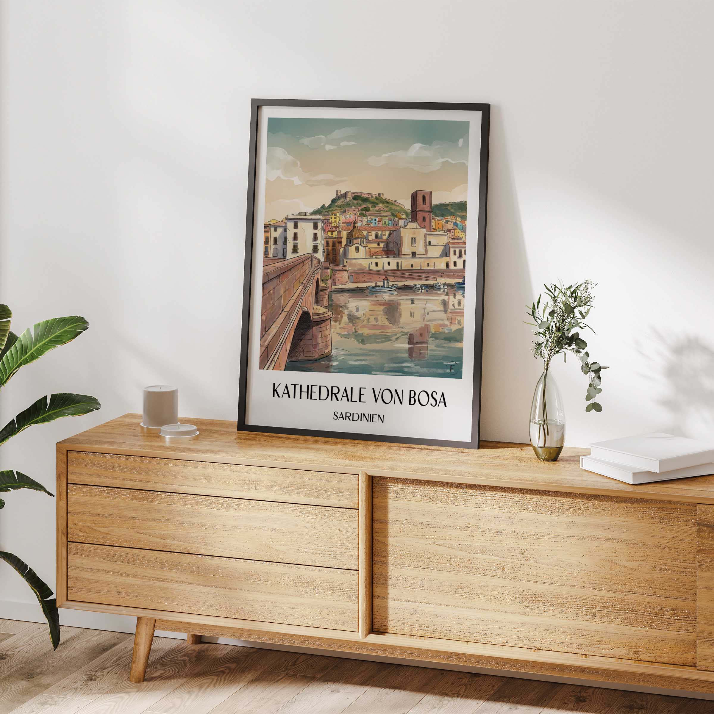kathedrale-von-bosa-sardinien-italien-poster-aquarell