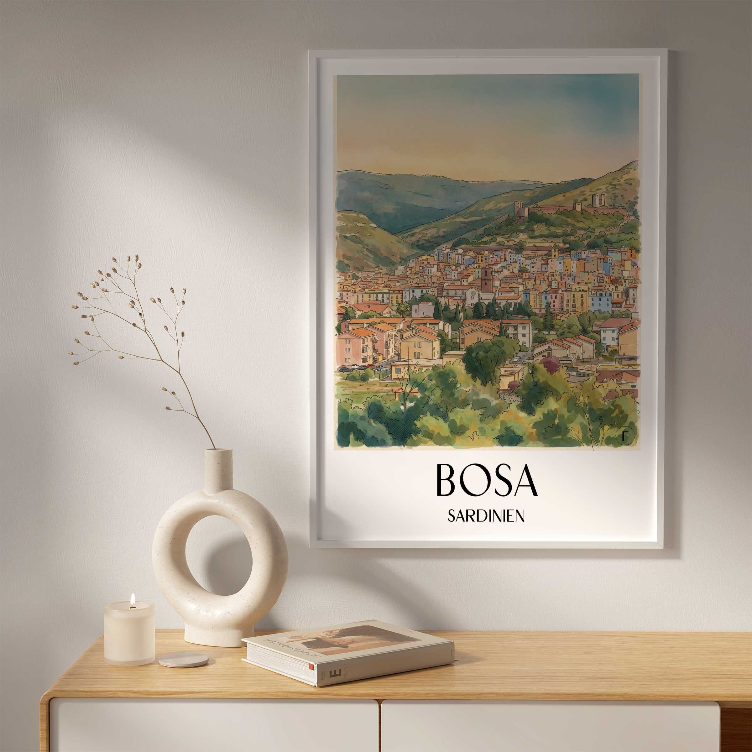 bosa--sardinien-italien-poster-aquarell