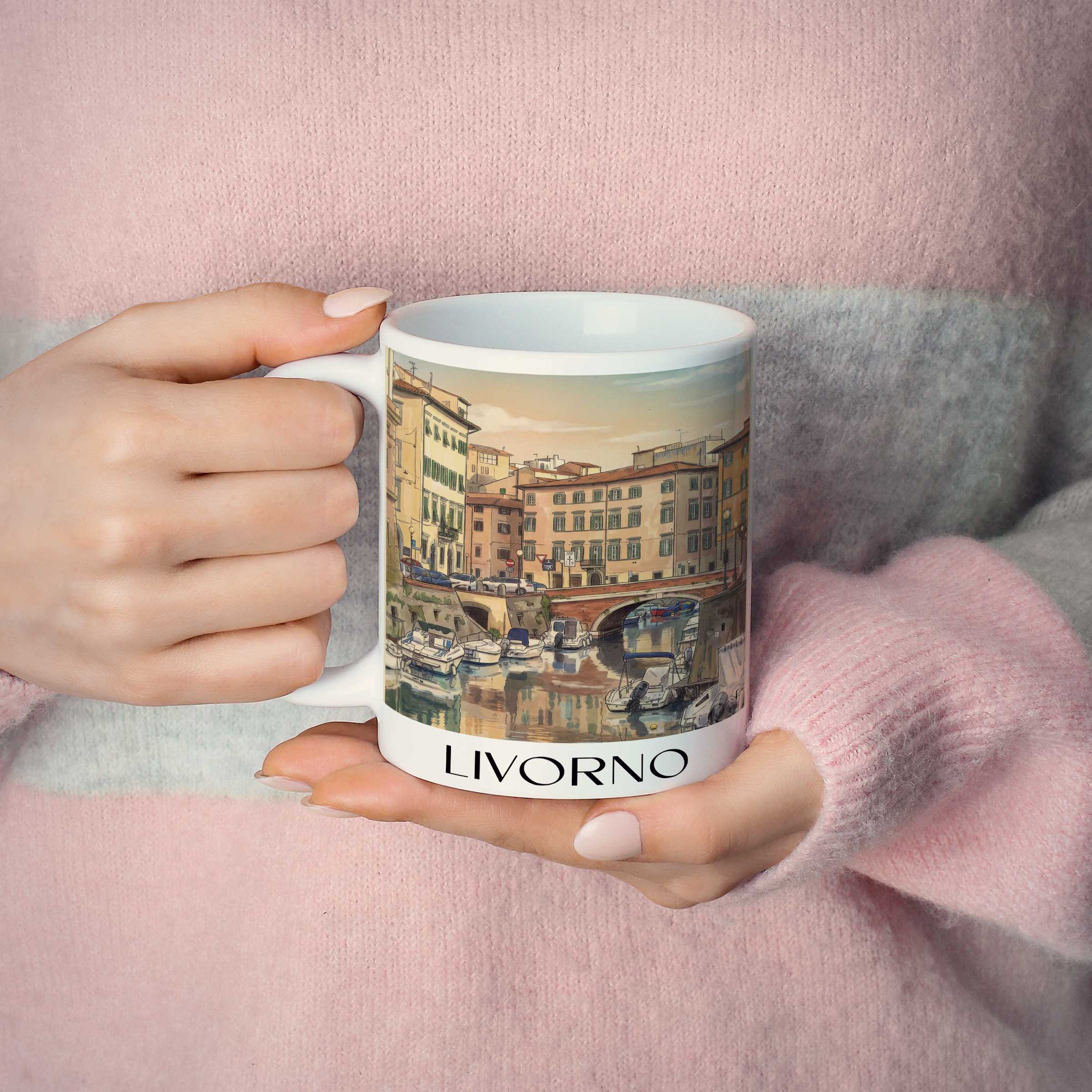 livorno-toskana-italien-kaffeebecher-aquarell