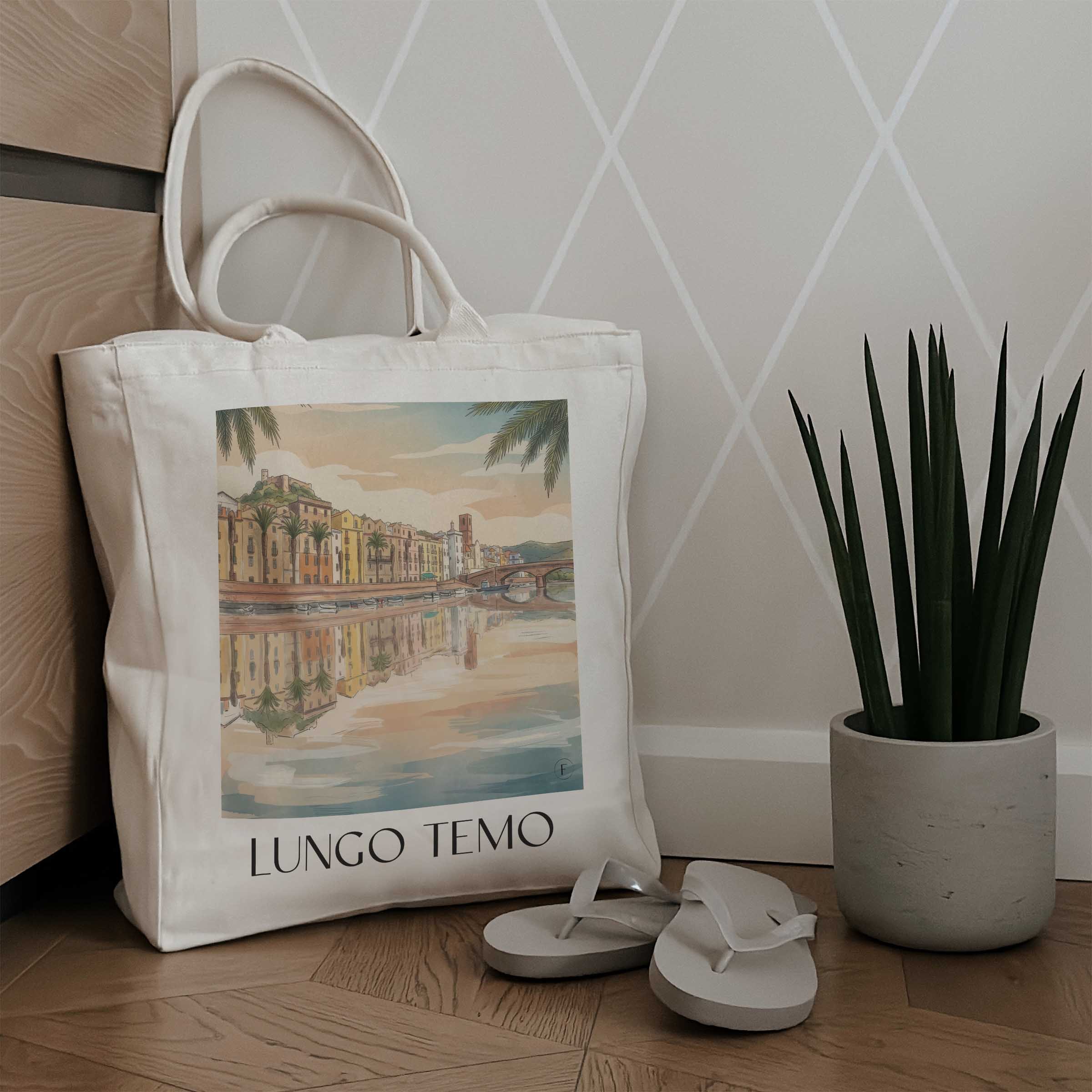 lungo-temo-bosa-italien-einkaufstasche-aquarell