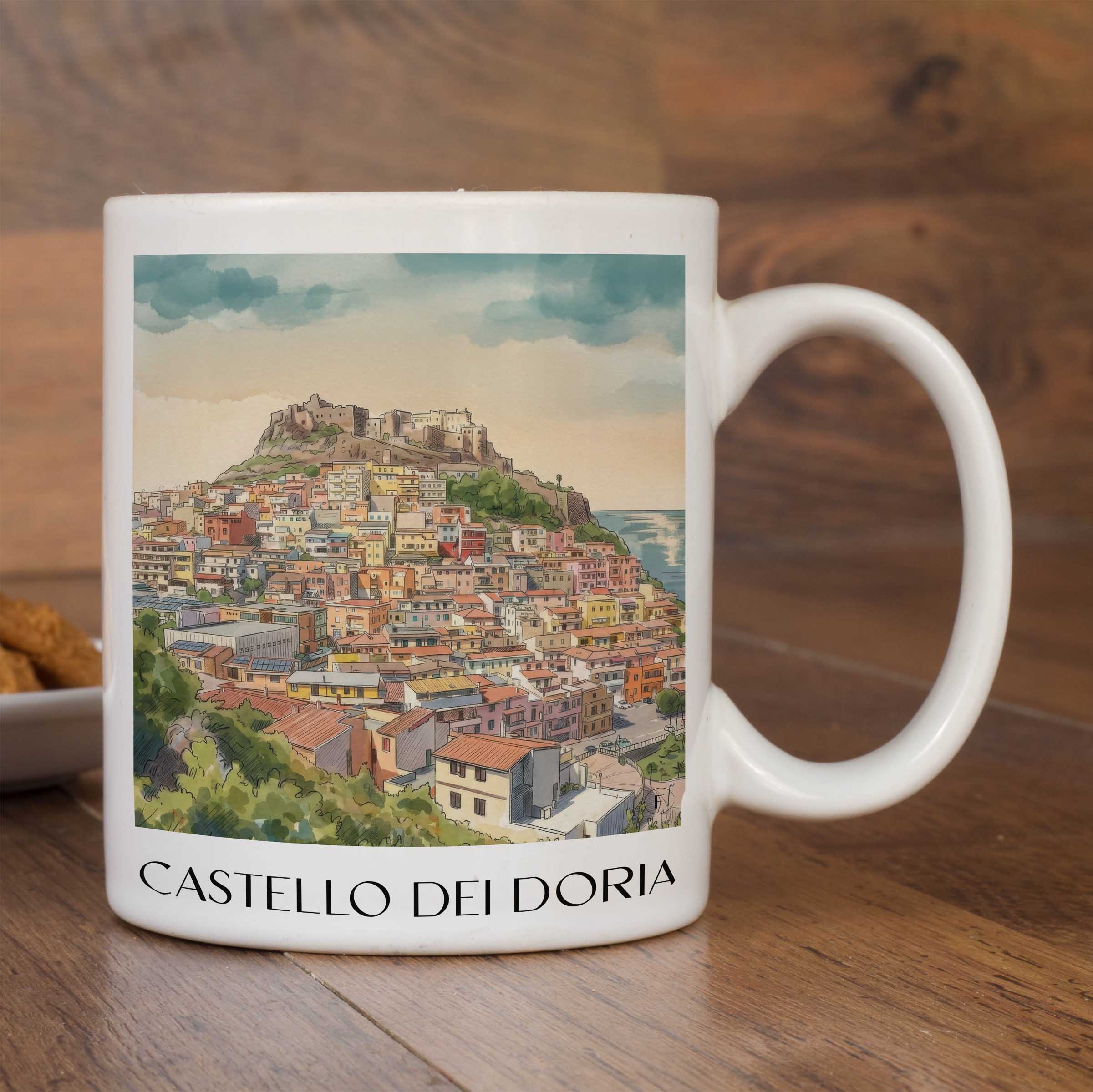 castello-dei-doria-castelsardo-italien-kaffeebecher-aquarell