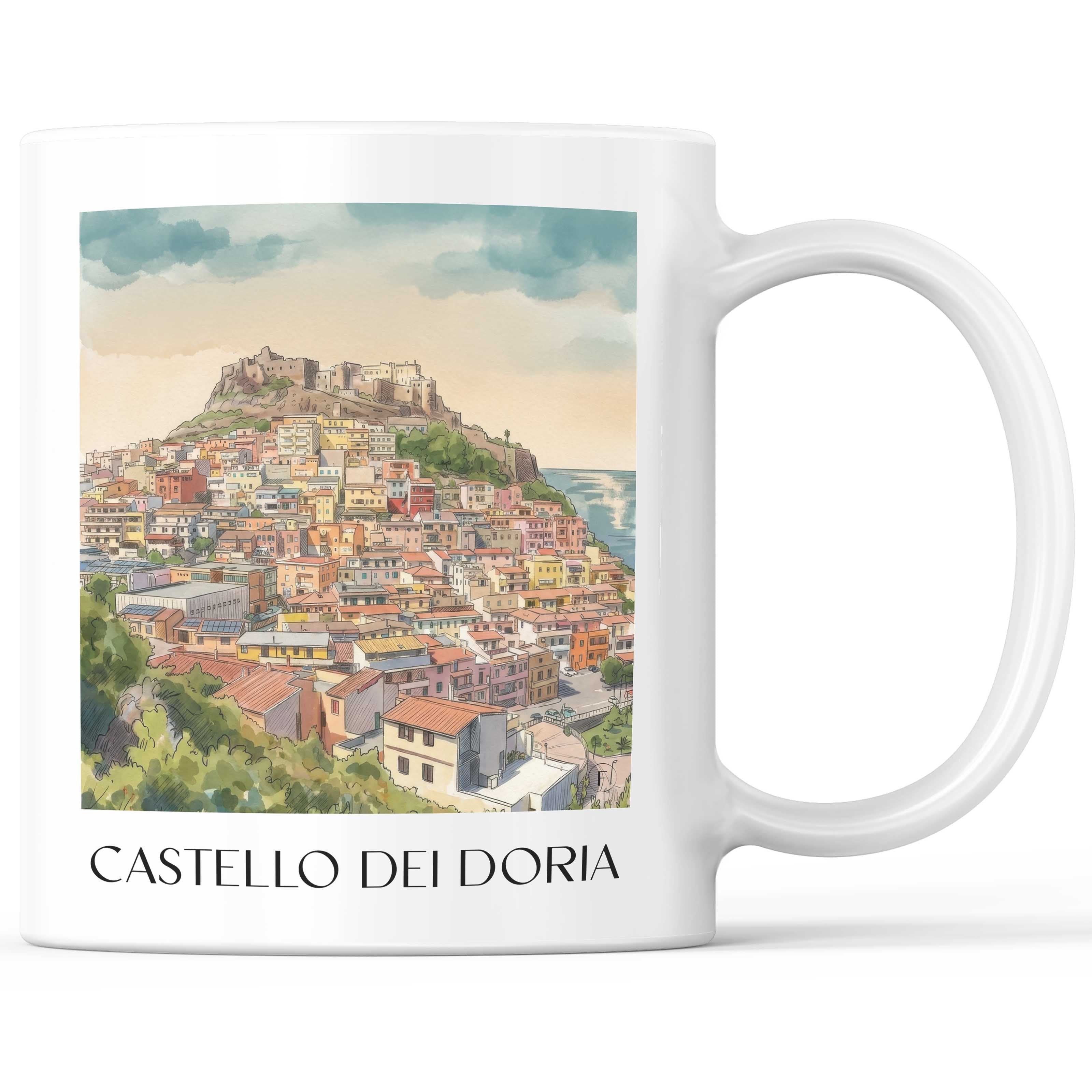 castello-dei-doria-castelsardo-italien-kaffeebecher-aquarell