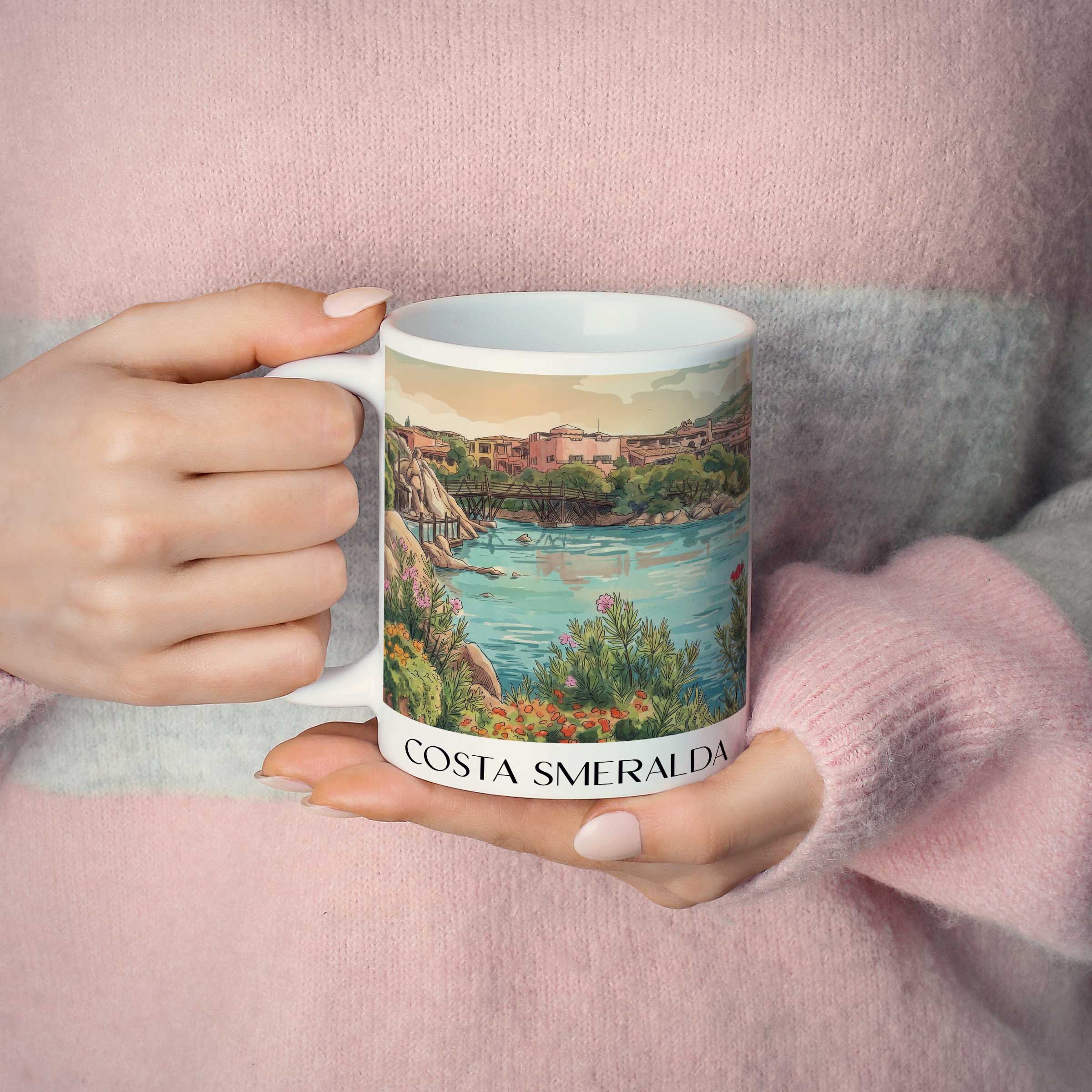 costa-smeralda-porto-cervo-italien-kaffeebecher-aquarell