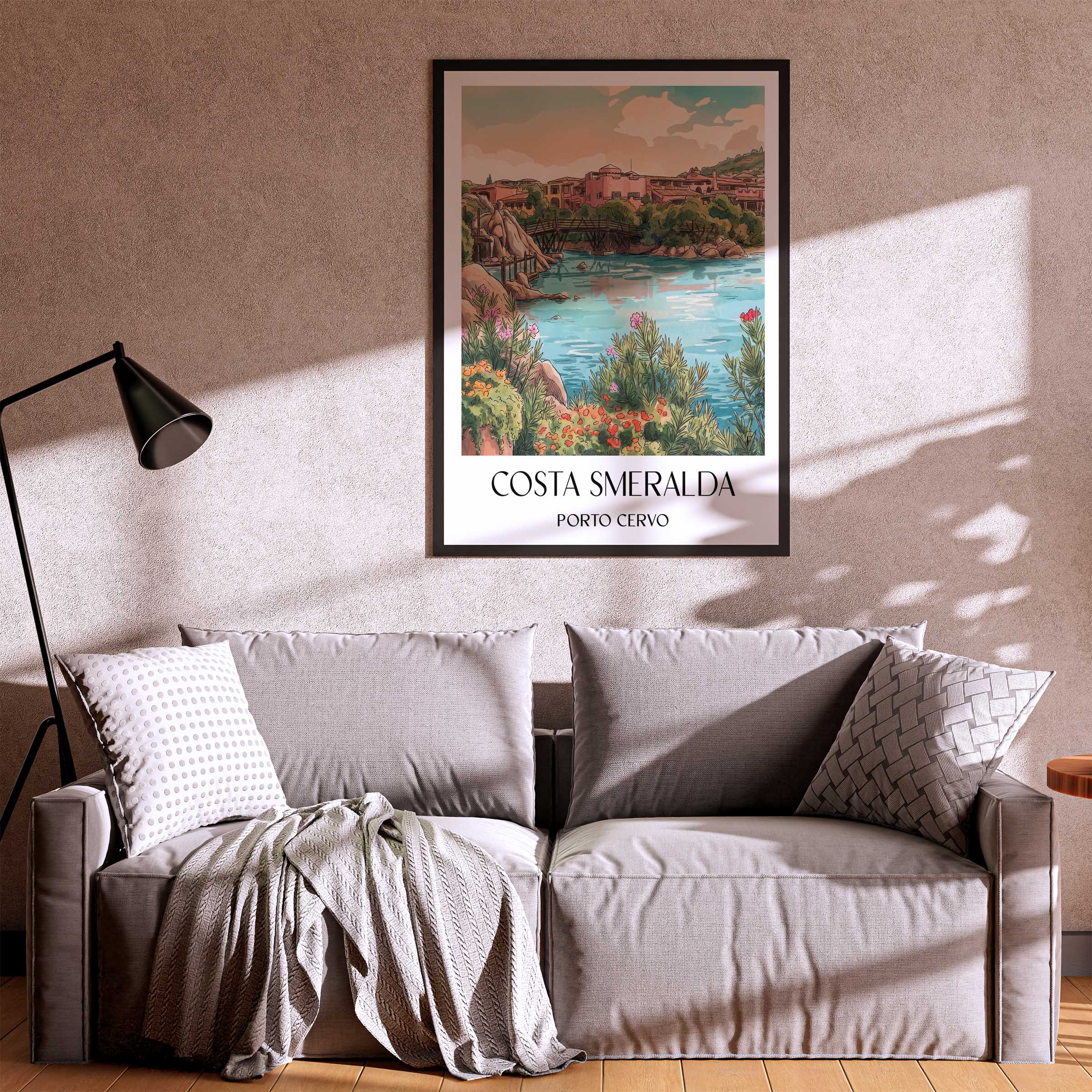 costa-smeralda-porto-cervo-italien-poster-aquarell
