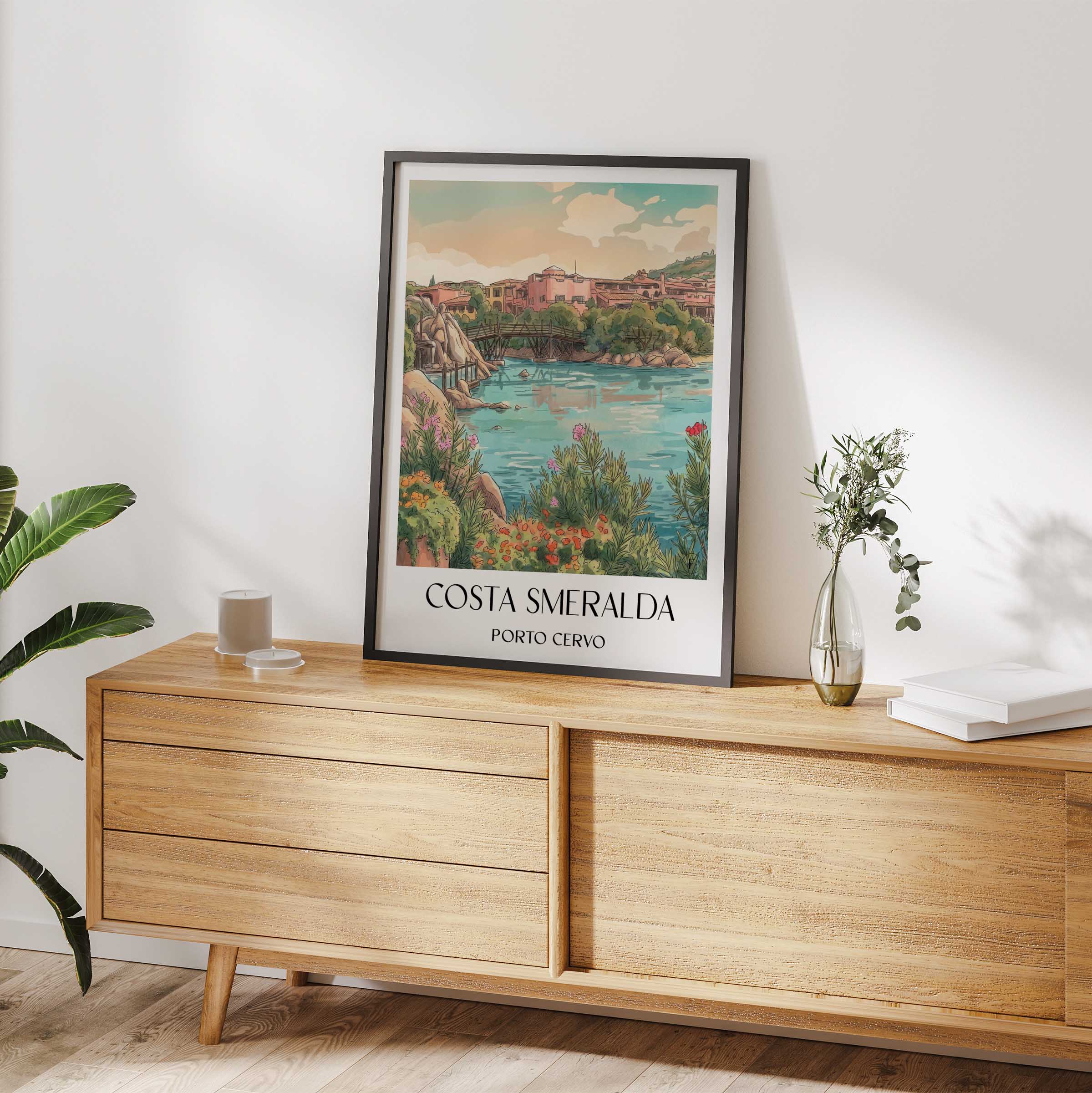 costa-smeralda-porto-cervo-italien-poster-aquarell