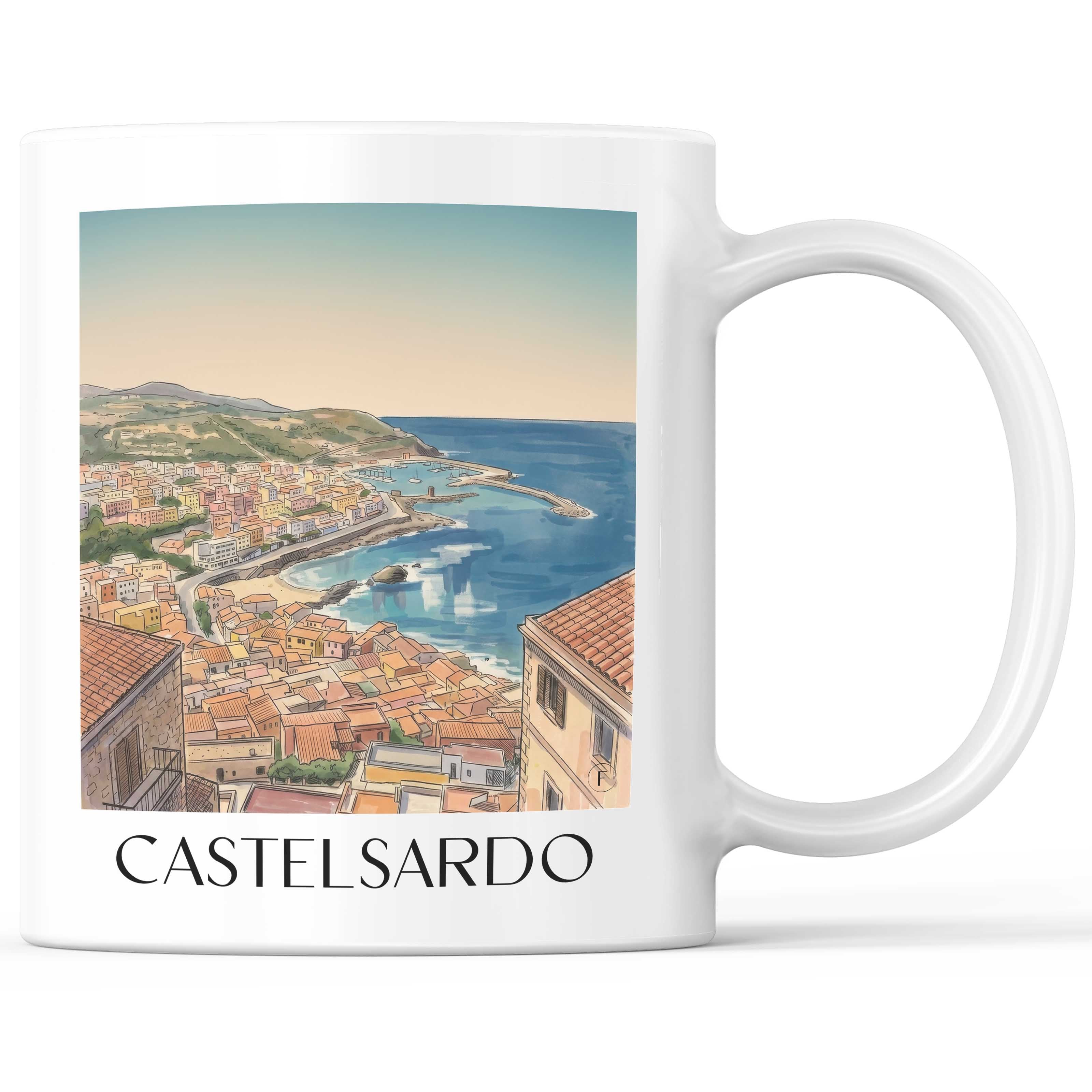 castelsardo-sardinien-italien-kaffeebecher-aquarell