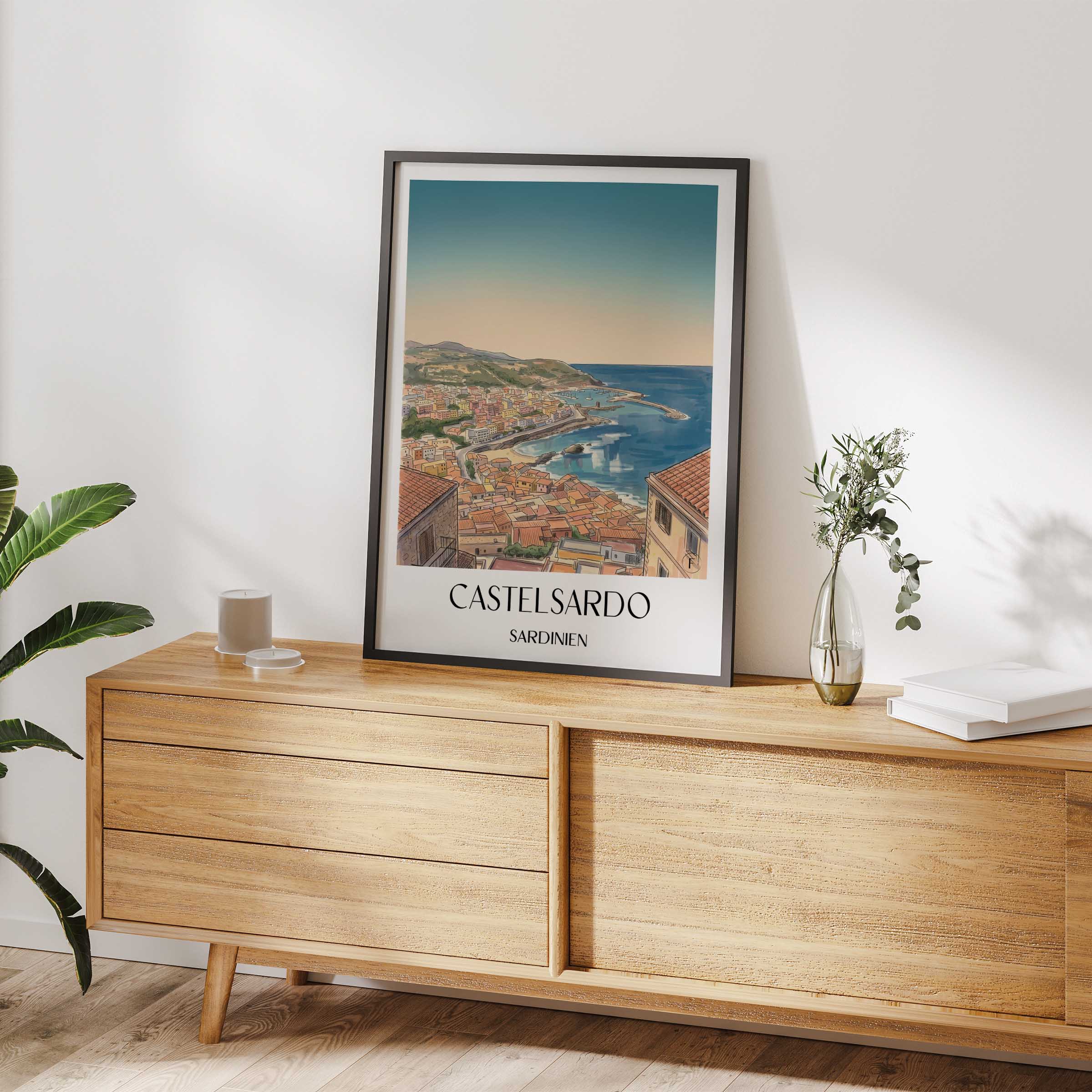 castelsardo-sardinien-italien-poster-aquarell