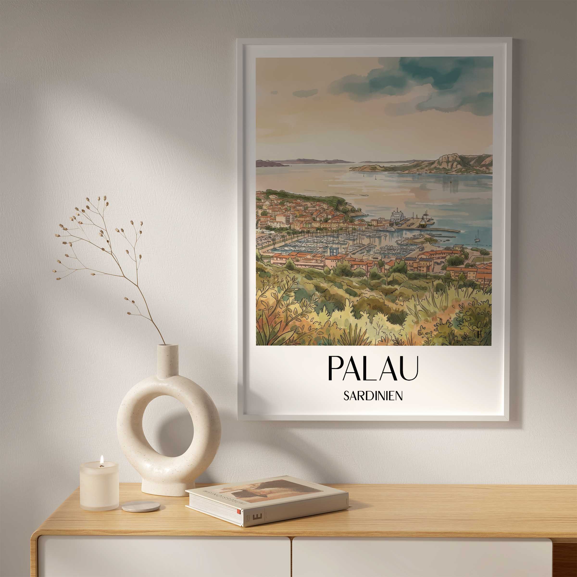 palau--sardinien-italien-poster-aquarell