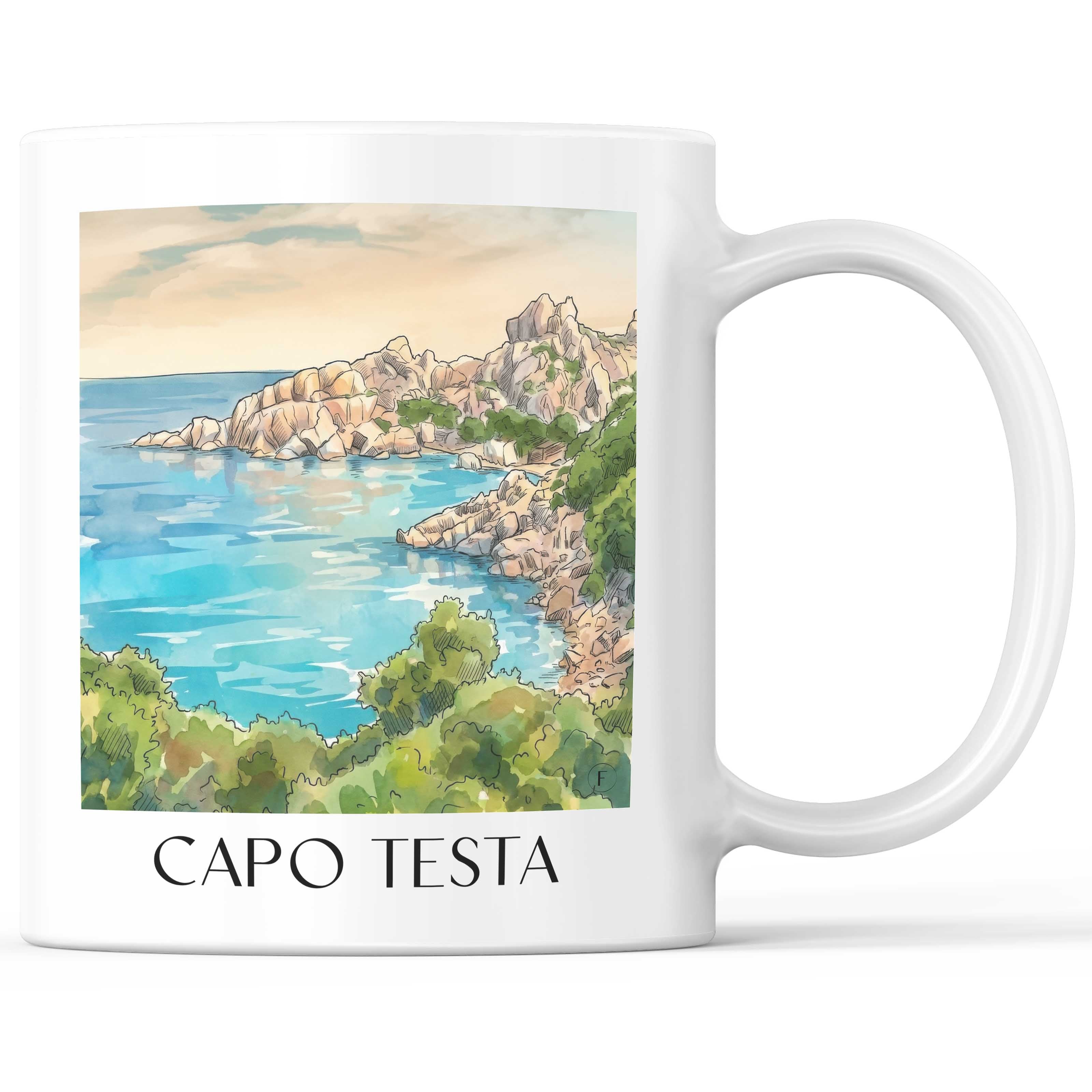 capo-testa--sardinien-italien-kaffeebecher-aquarell