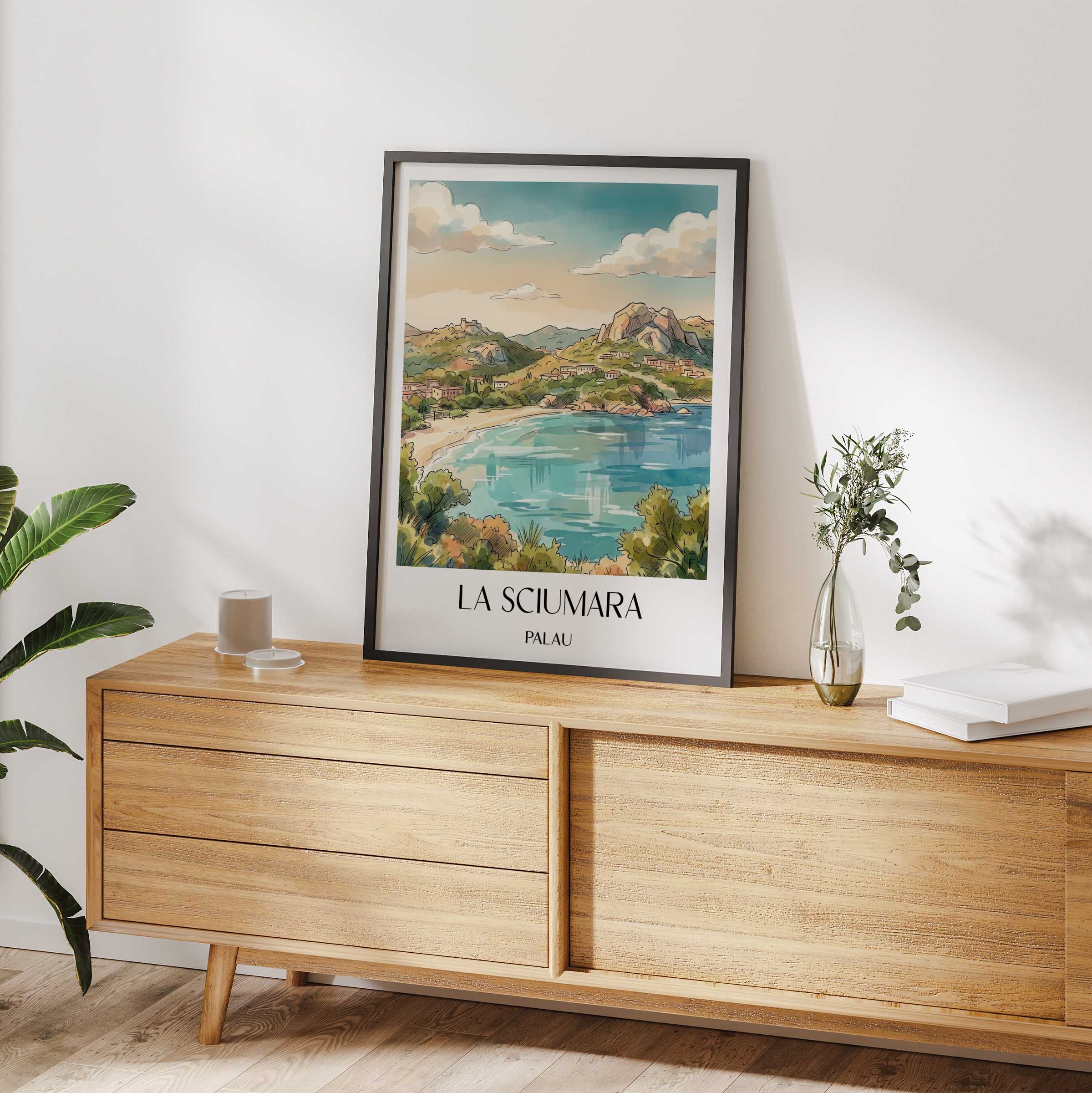 la-sciumara-palau-italien-poster-aquarell
