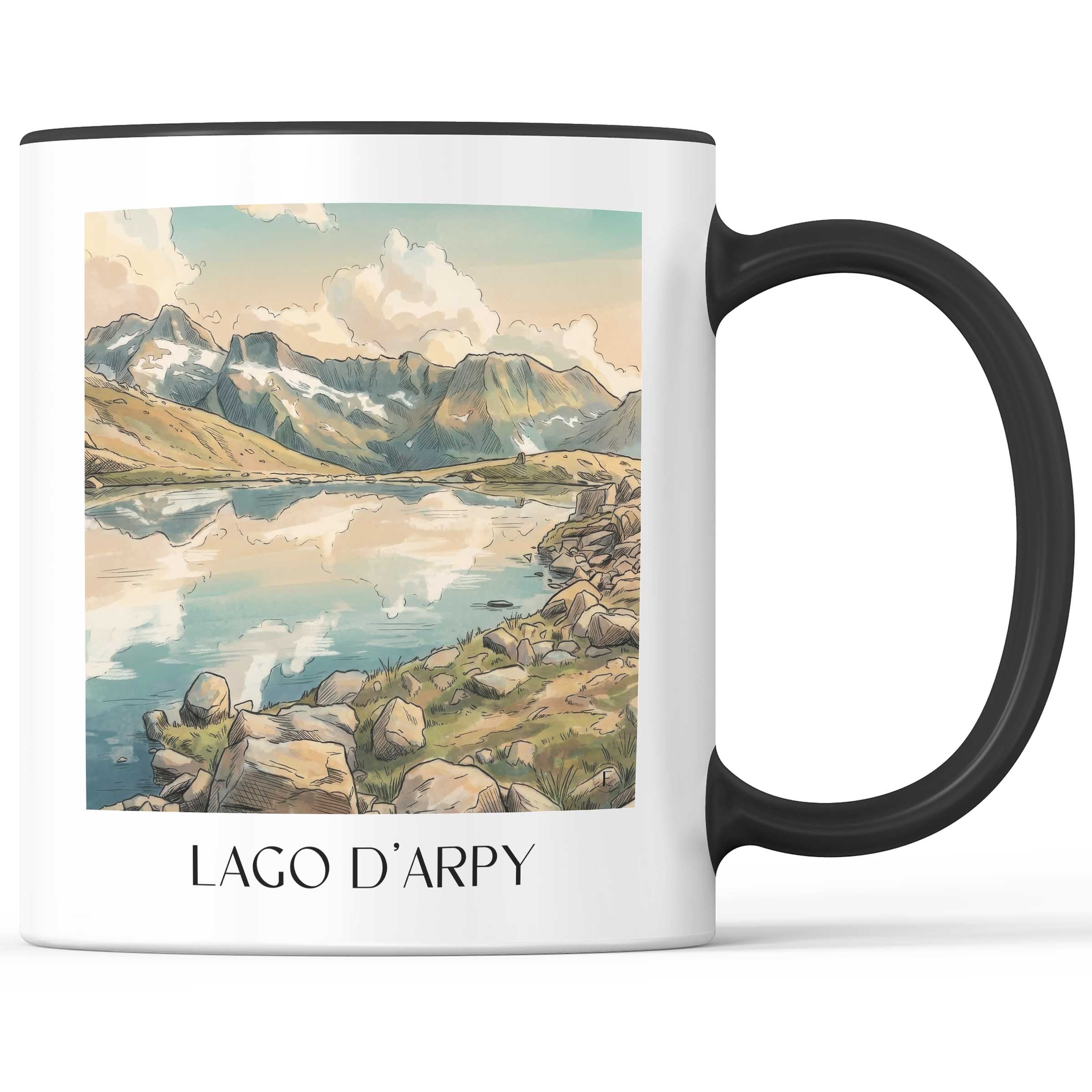 lago-d´arpy-aostatal-italien-kaffeebecher-aquarell