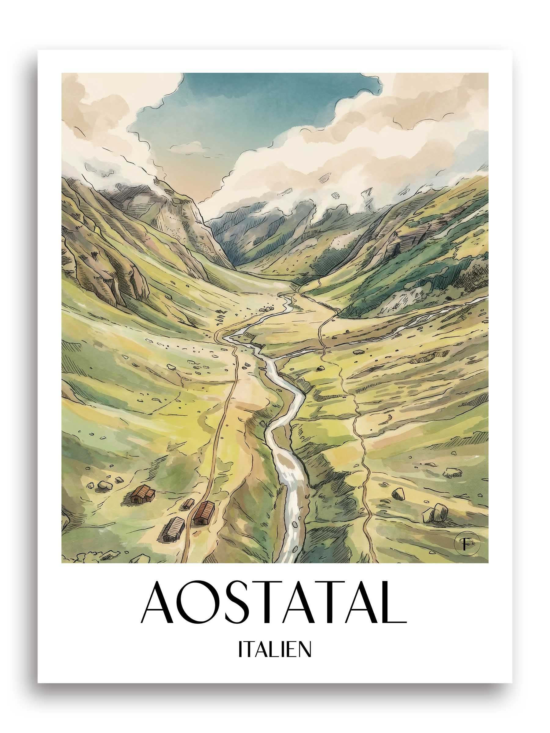 aostatal-italien-italien-poster-aquarell