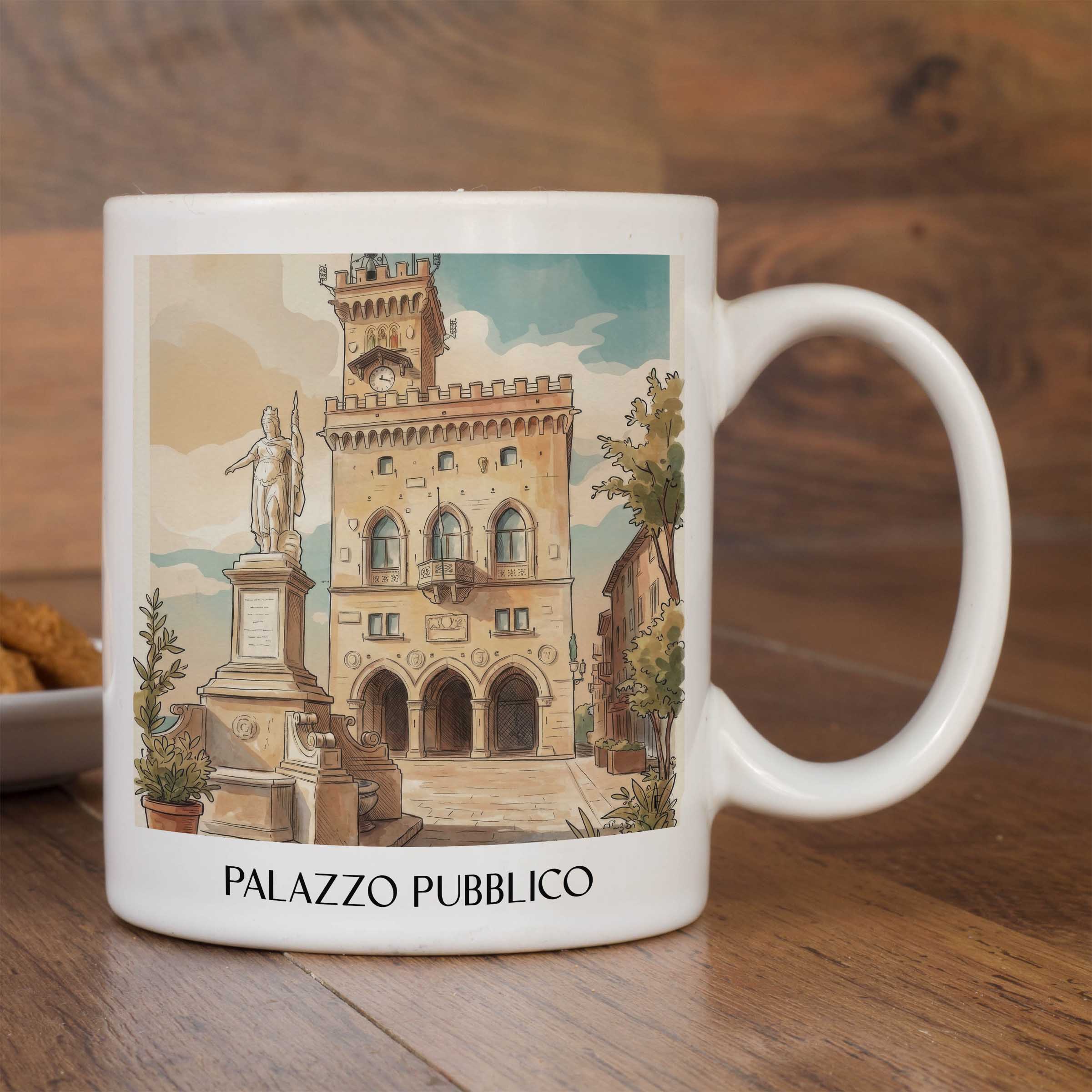 palazzo-pubblico-san-marino-italien-kaffeebecher-aquarell