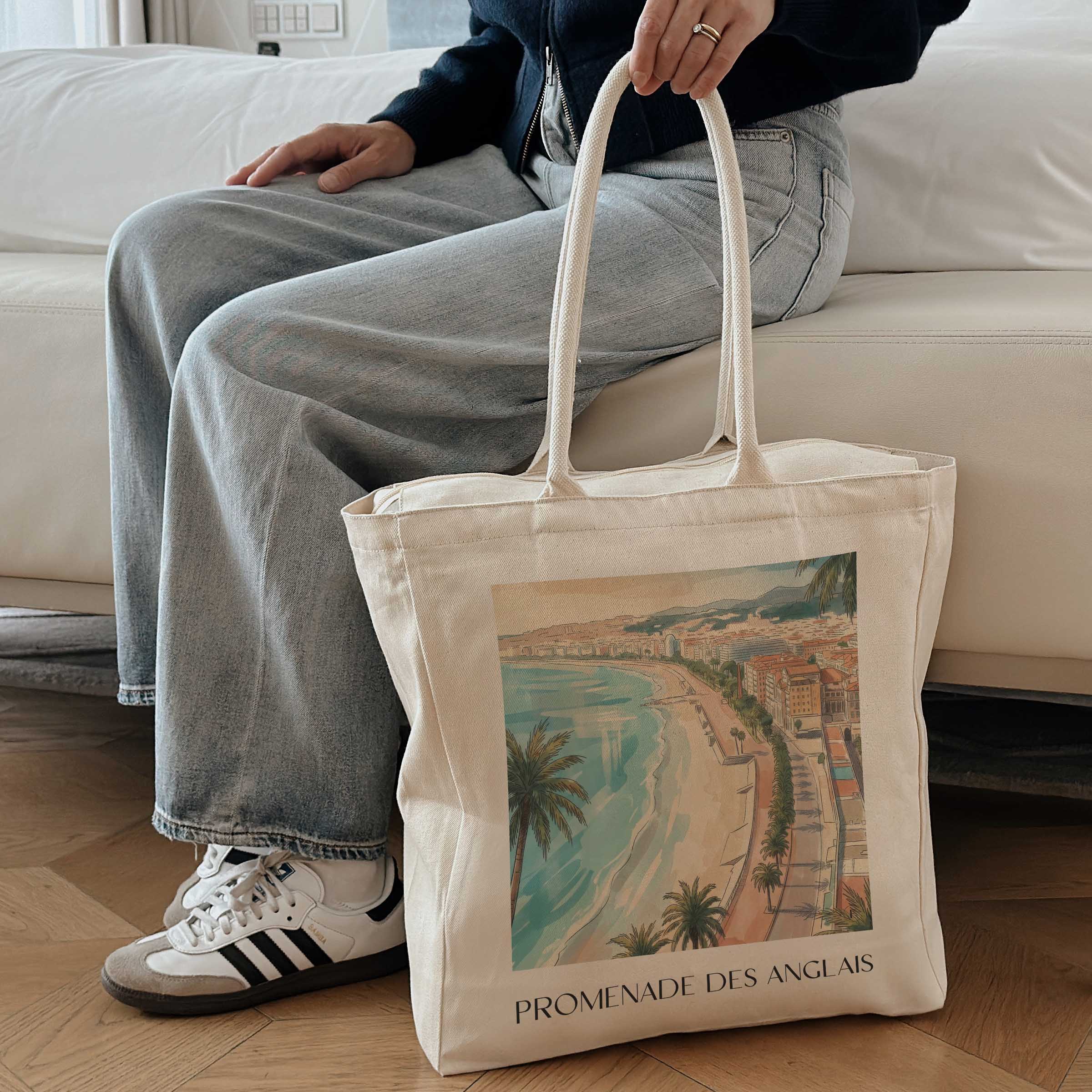 promenade-des-anglais-nizza-frankreich-einkaufstasche-aquarell