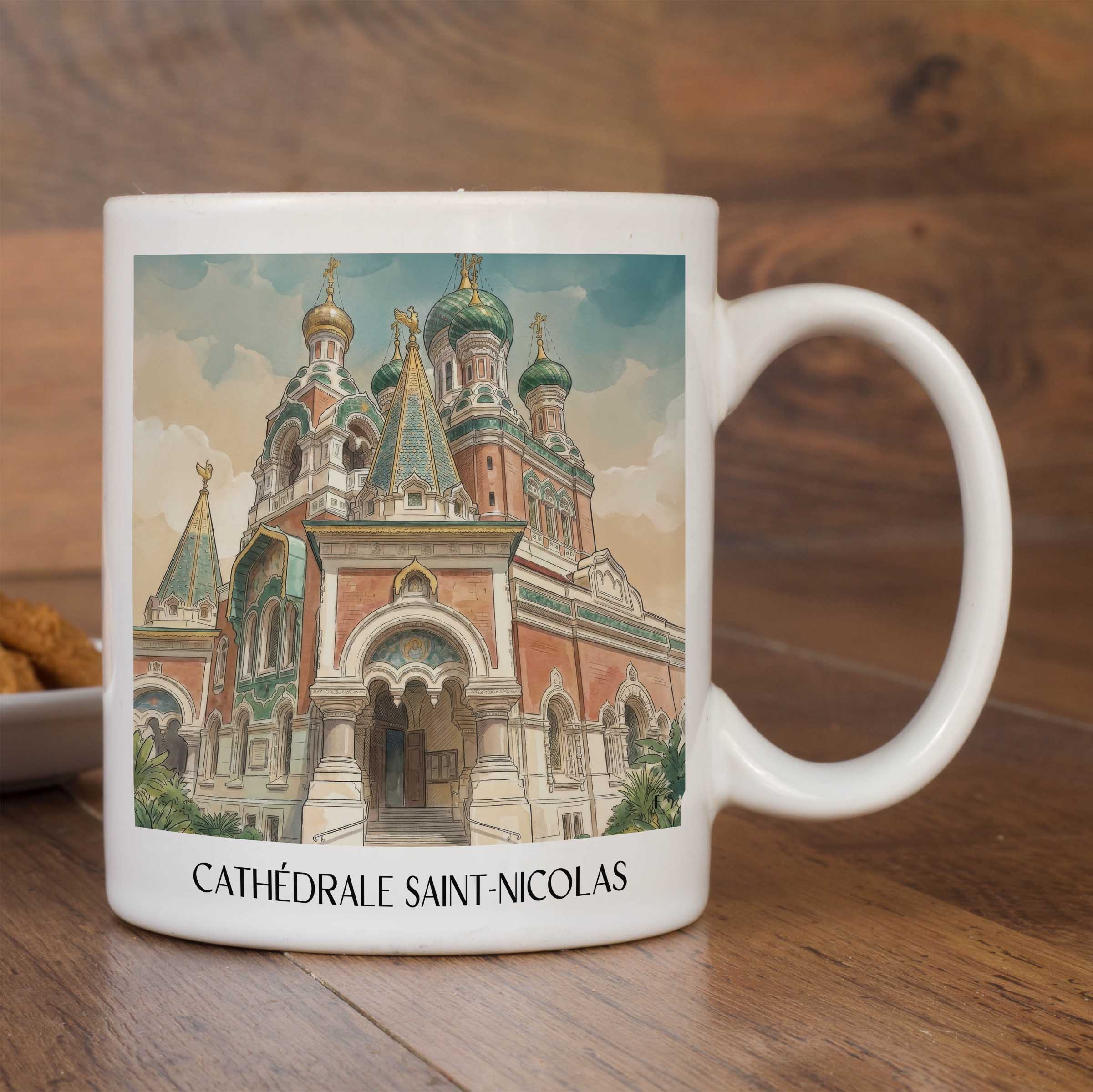 cathédrale-saint-nicolas-nizza-frankreich-kaffeebecher-aquarell