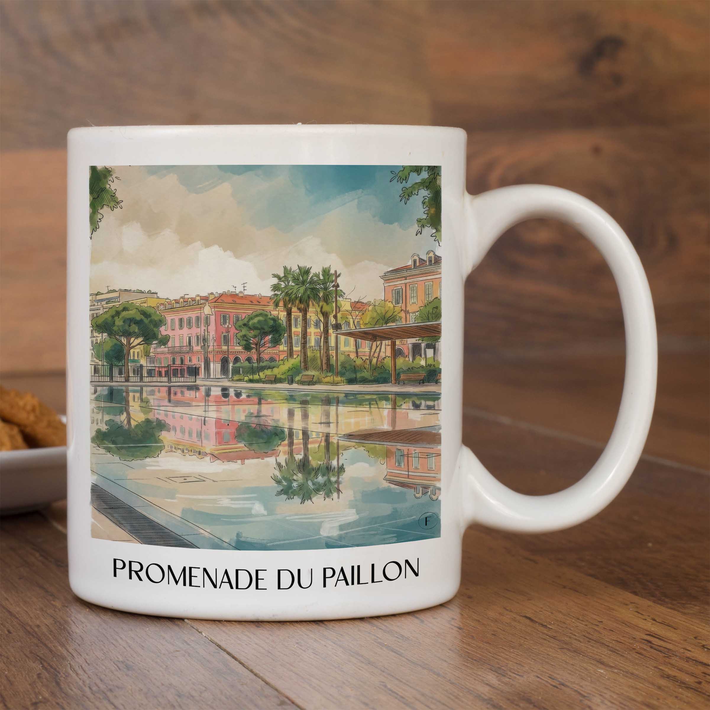 promenade-du-paillon-nizza-frankreich-kaffeebecher-aquarell