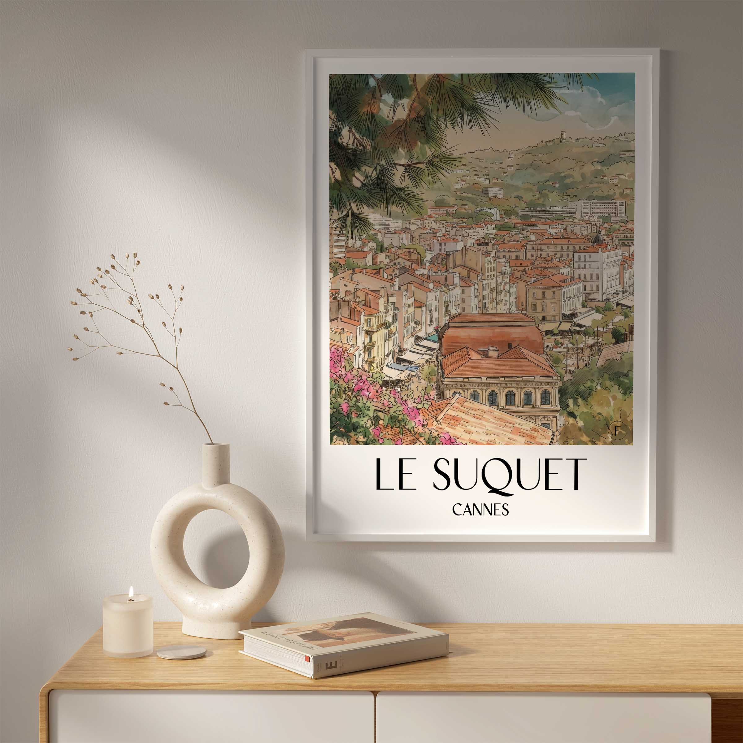 le-suquet--cannes-frankreich-poster-aquarell