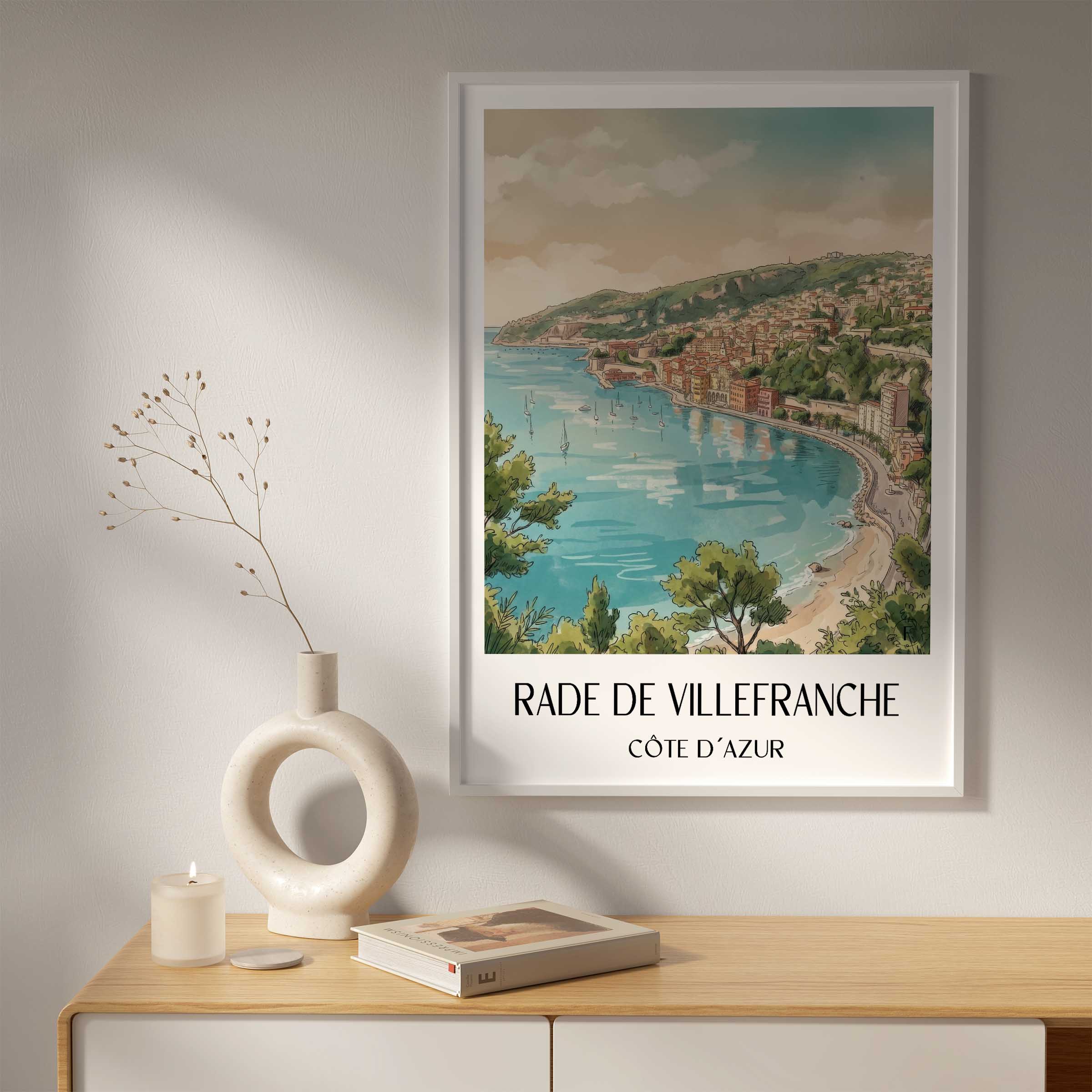 rade-de-villefranche-côte-d´azur-frankreich-poster-aquarell
