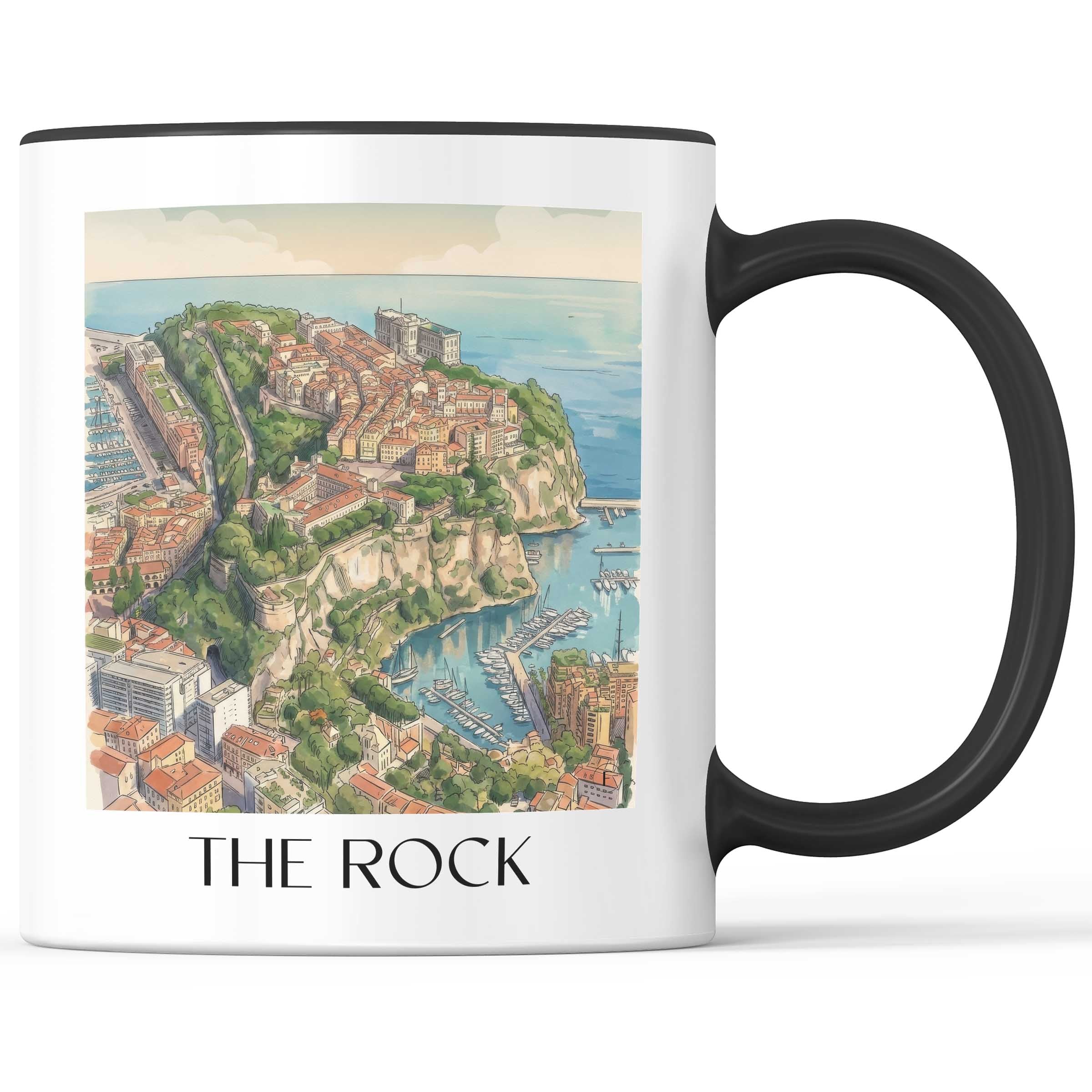 Rocher Kaffeebecher - Monaco - Monaco Becher - Kaffeetasse im Aquarell Stil