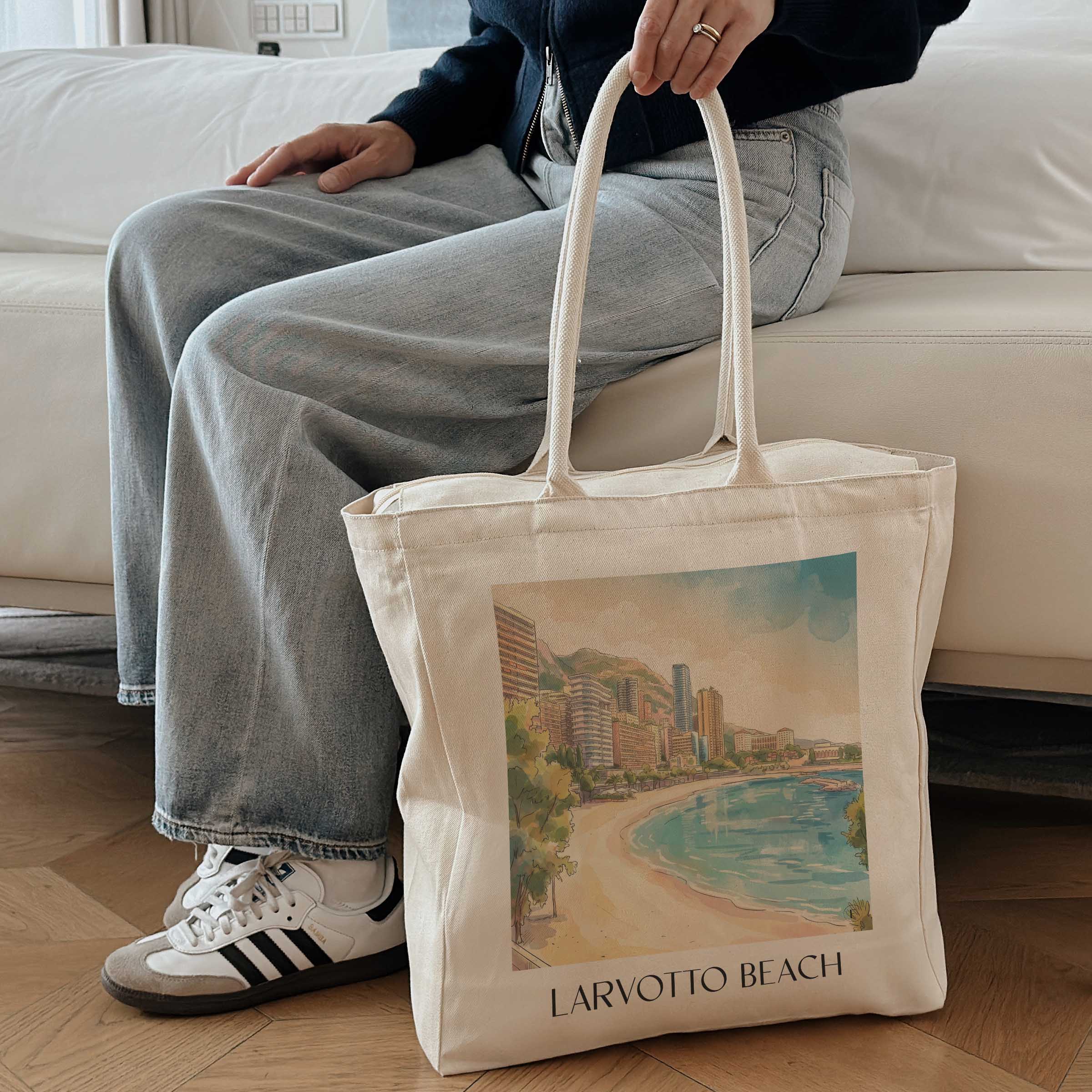 larvotto-beach-monaco-monaco-einkaufstasche-aquarell