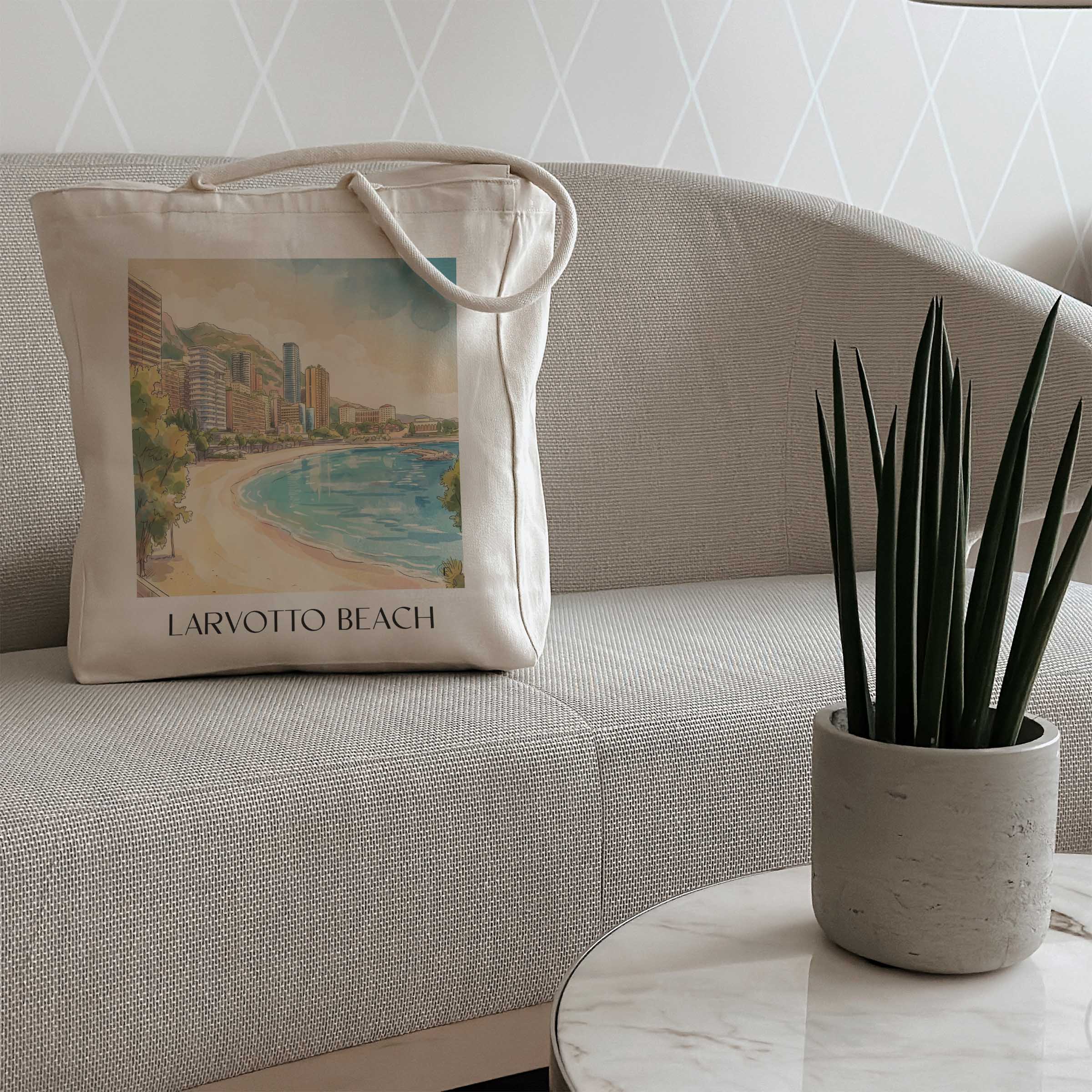 larvotto-beach-monaco-monaco-einkaufstasche-aquarell