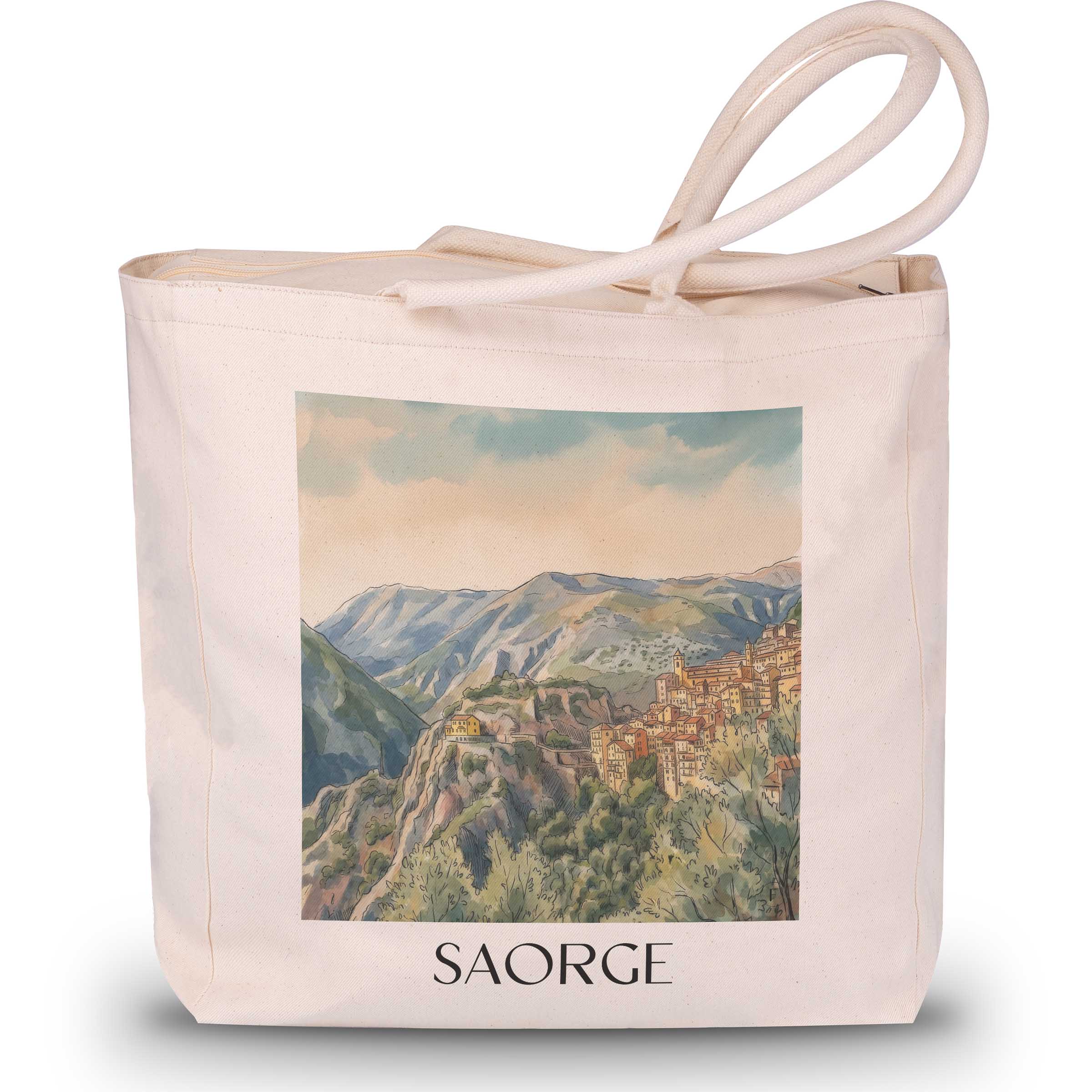 saorge-arrière-pays-niçois-frankreich-einkaufstasche-aquarell