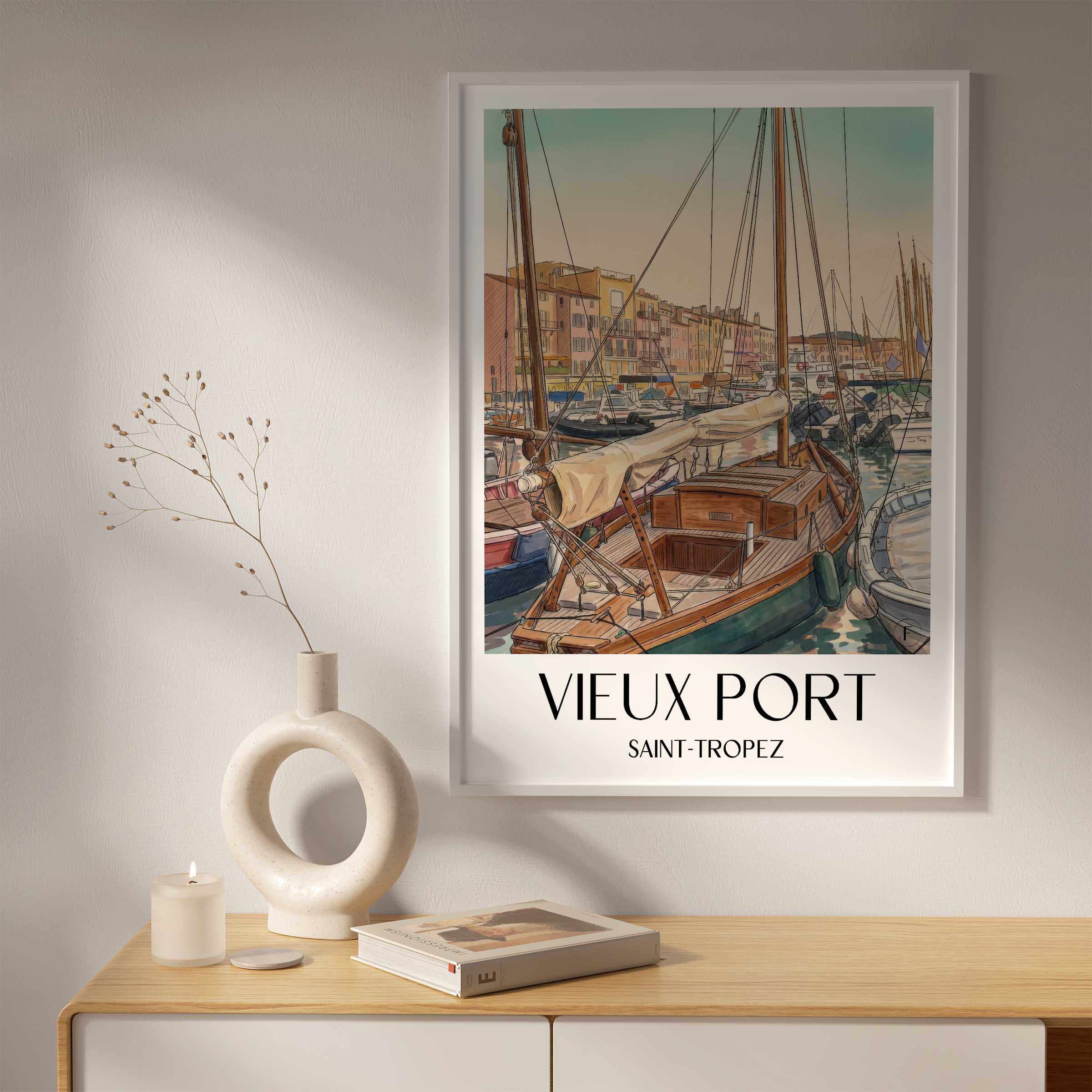 vieux-port-saint-tropez-frankreich-poster-aquarell