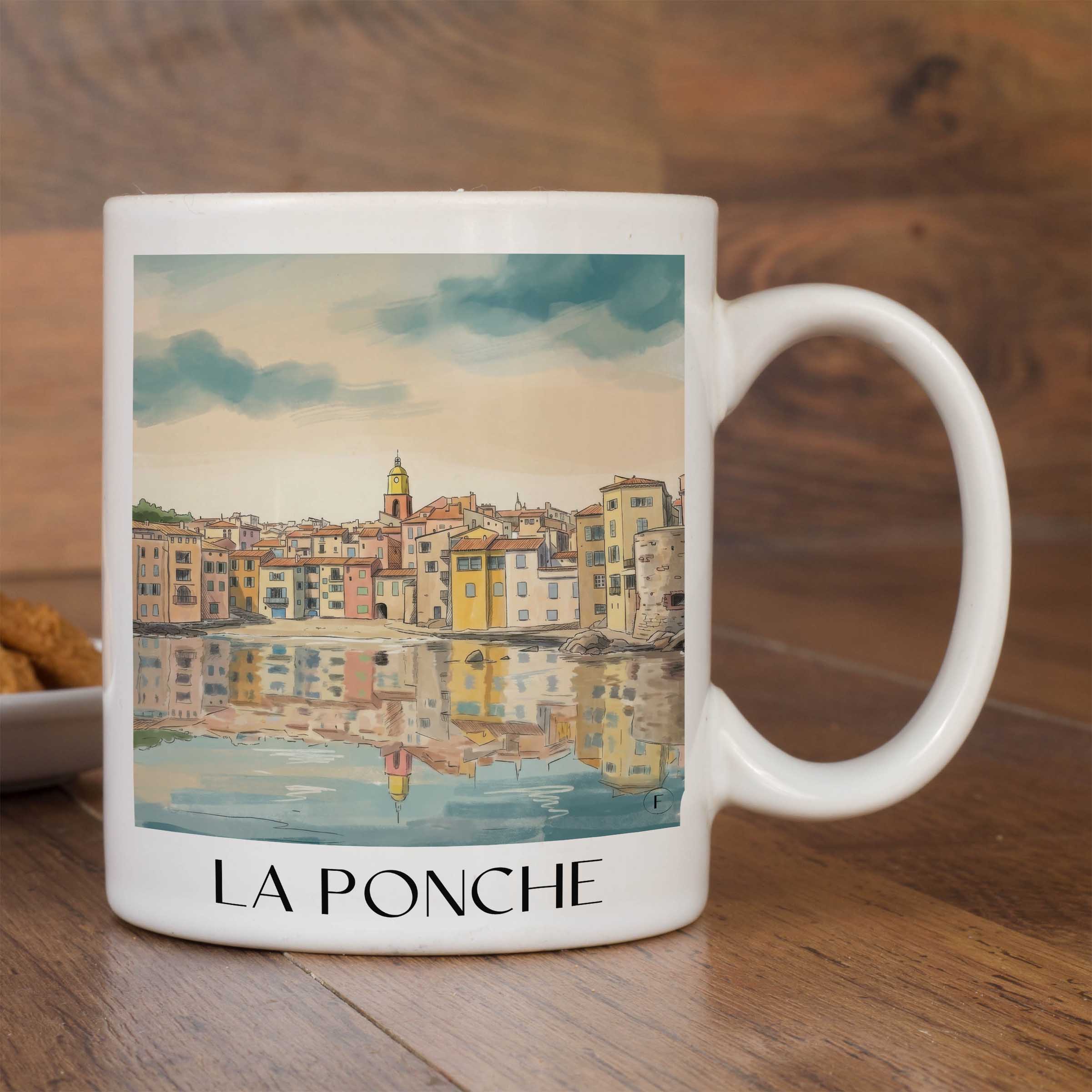 la-ponche-saint-tropez-frankreich-kaffeebecher-aquarell