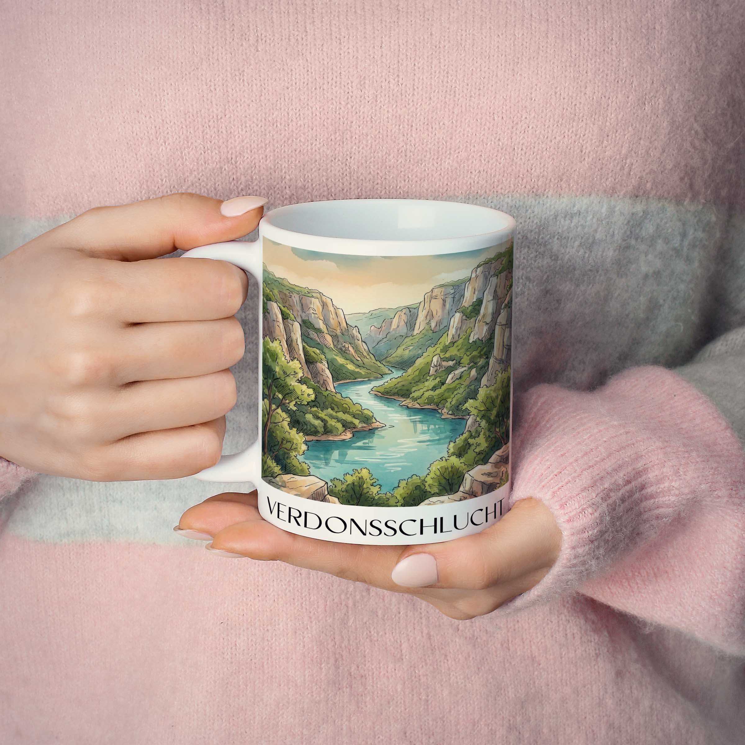 verdonsschlucht-verdon-frankreich-kaffeebecher-aquarell