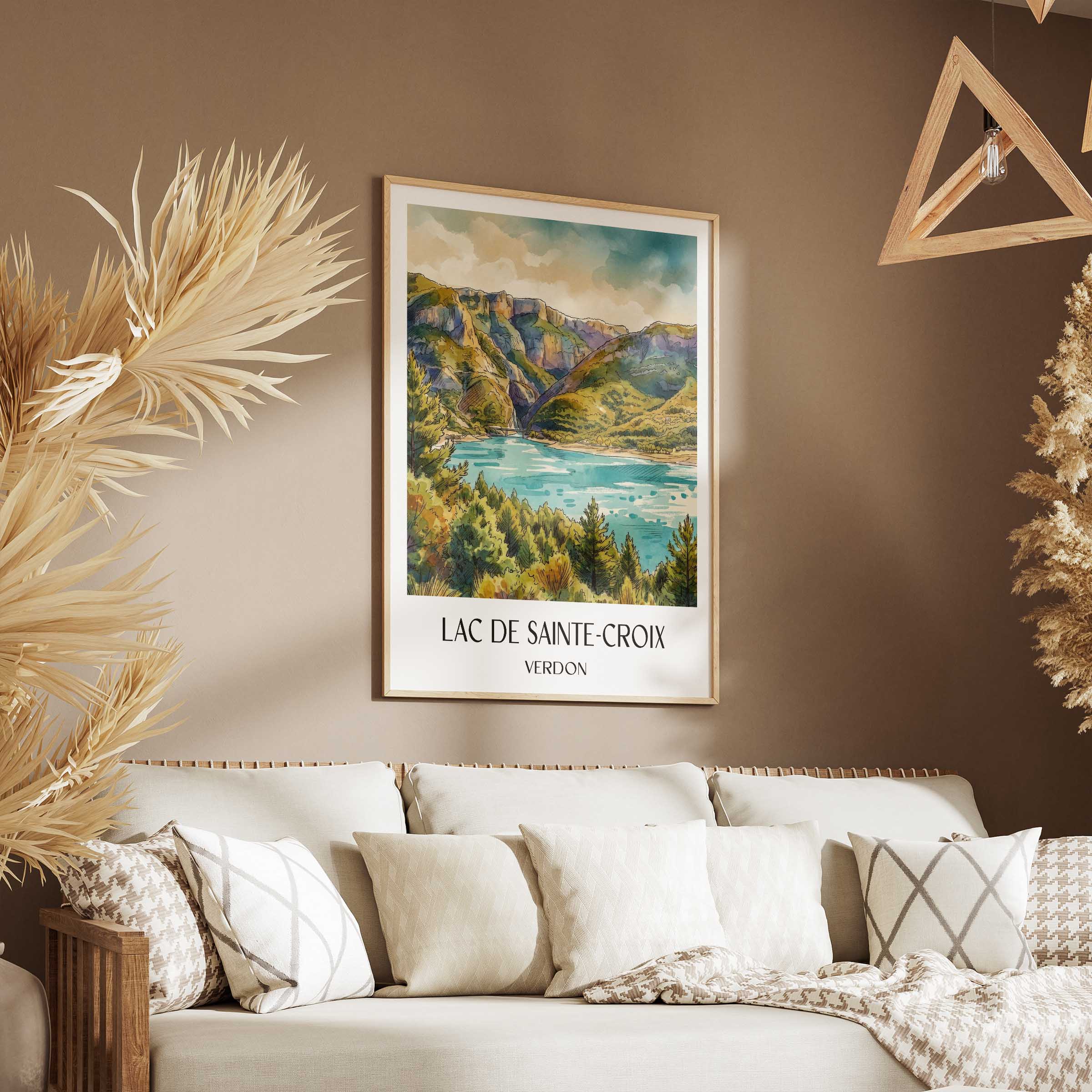 lac-de-sainte-croix-verdon-frankreich-poster-aquarell