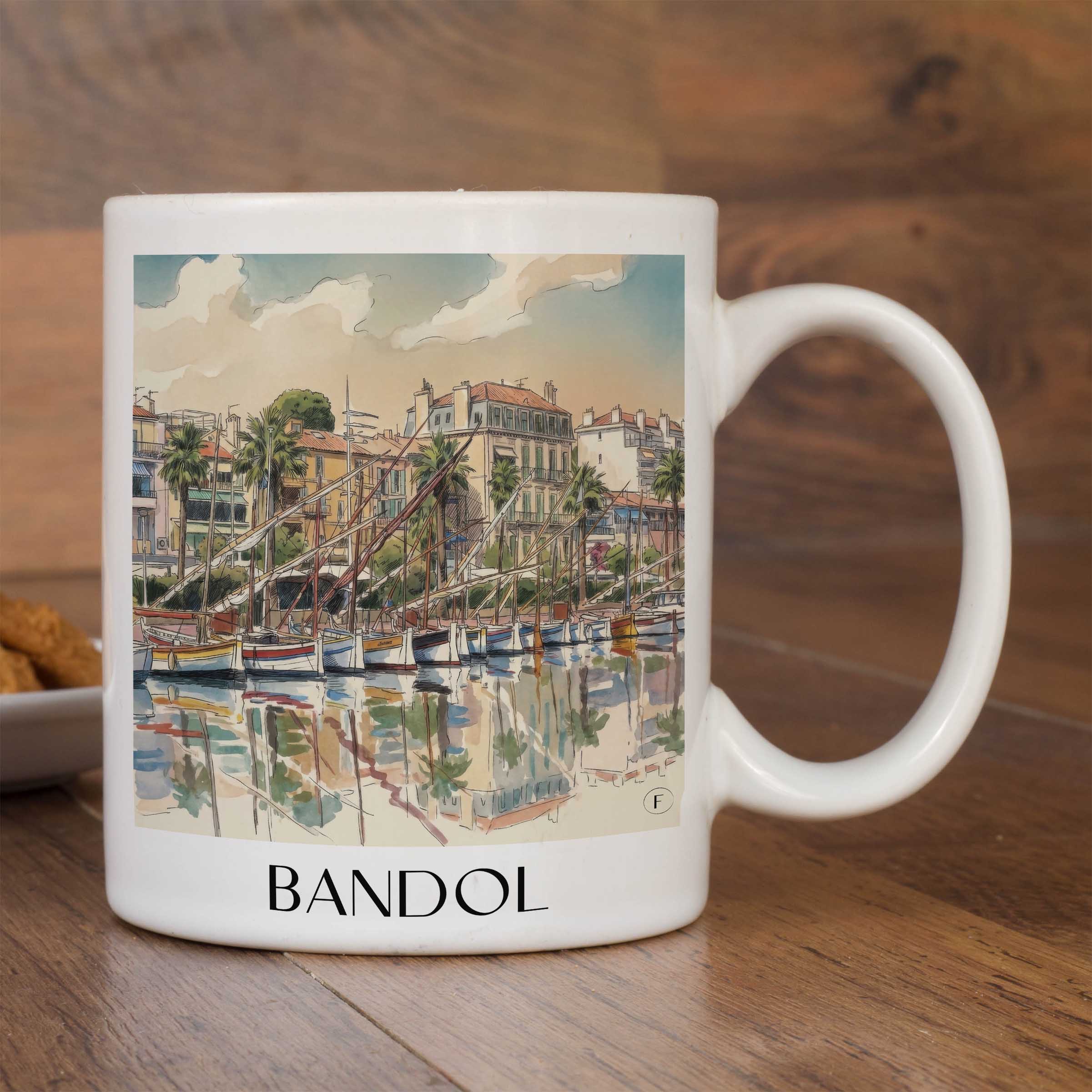 bandol-côte-provençale-frankreich-kaffeebecher-aquarell