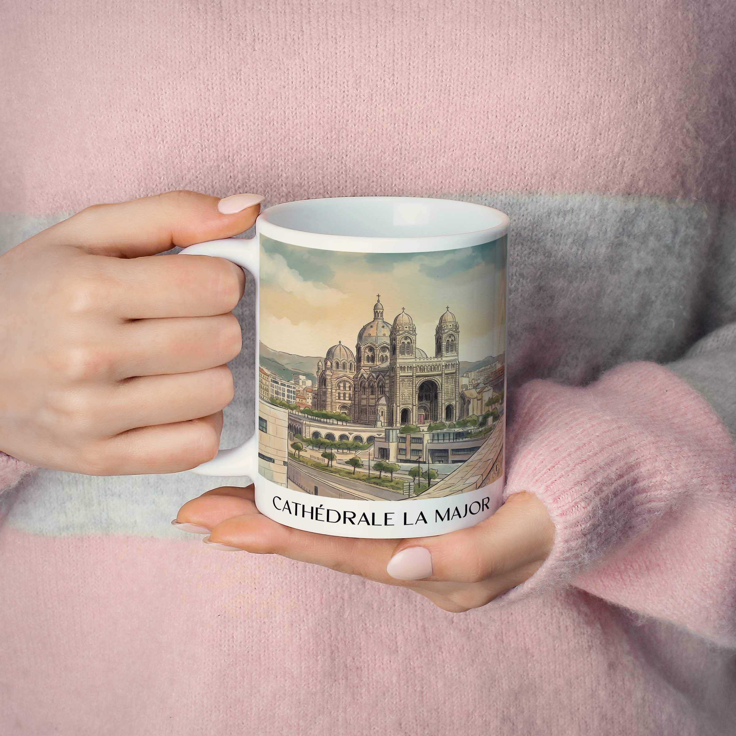 cathédrale-la-major-marseille-frankreich-kaffeebecher-aquarell