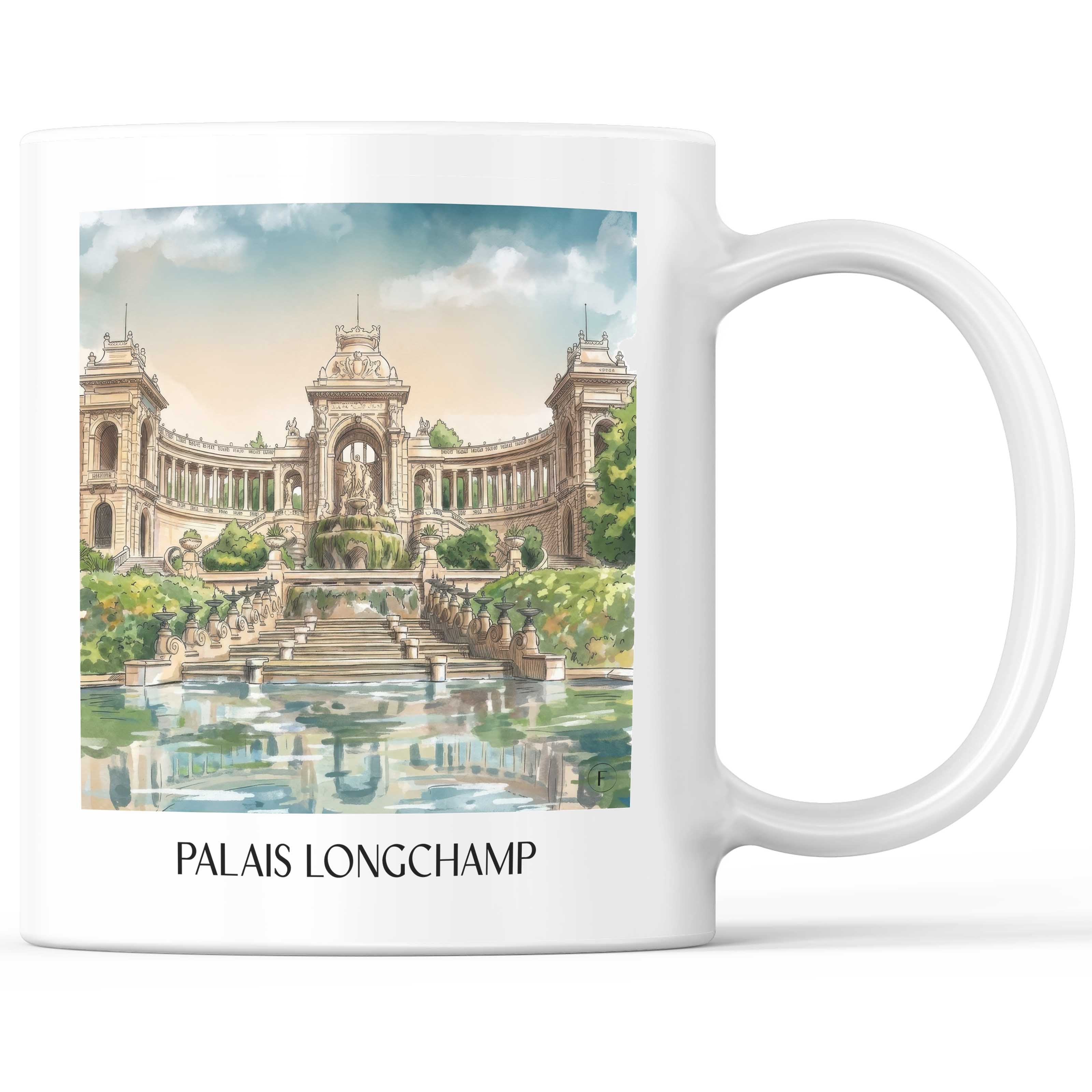 palais-longchamp-marseille-frankreich-kaffeebecher-aquarell