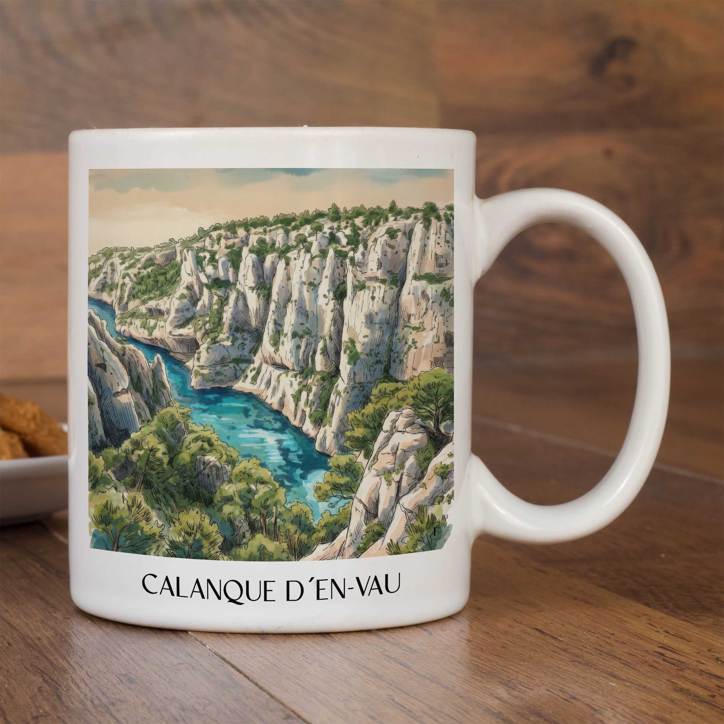 calanque-d´en-vau-côte-d´azur-frankreich-kaffeebecher-aquarell