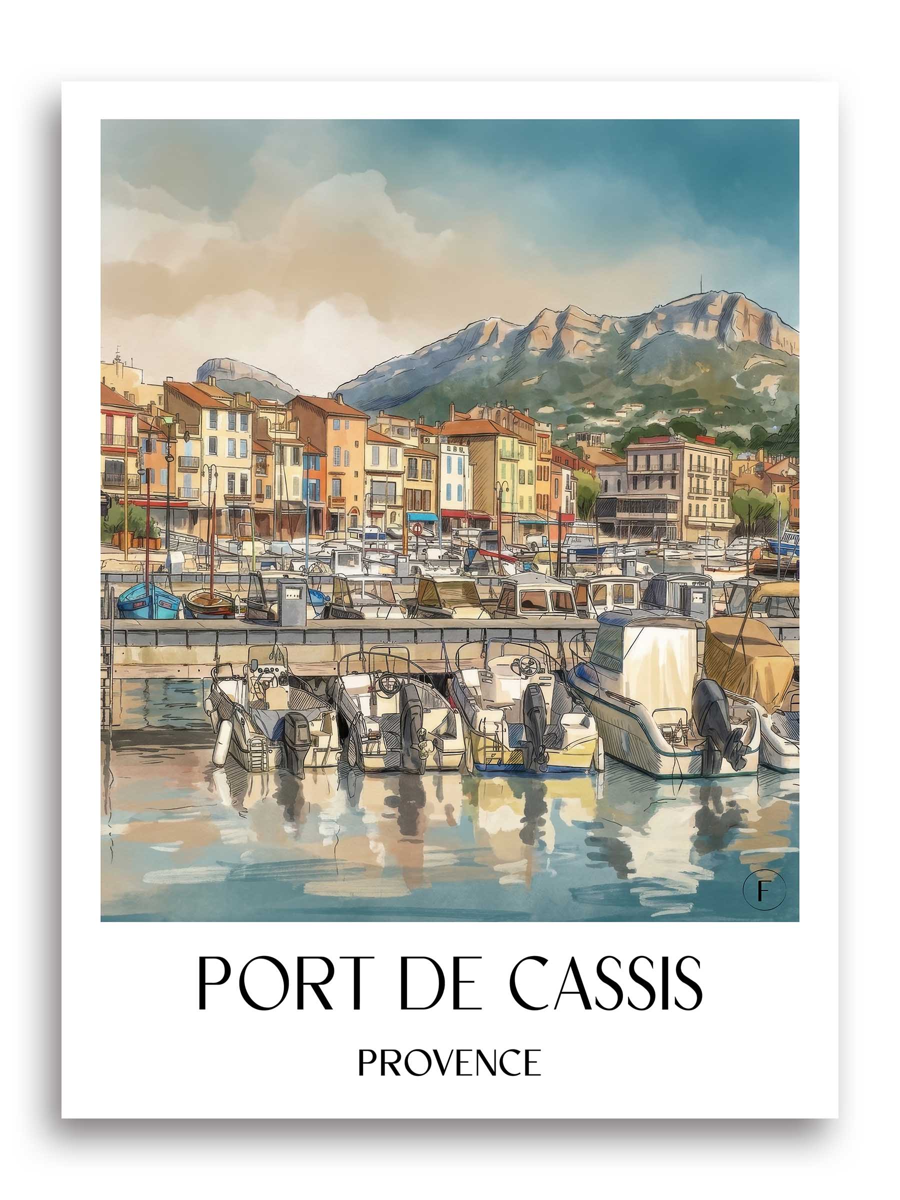port-de-cassis-provence-frankreich-poster-aquarell