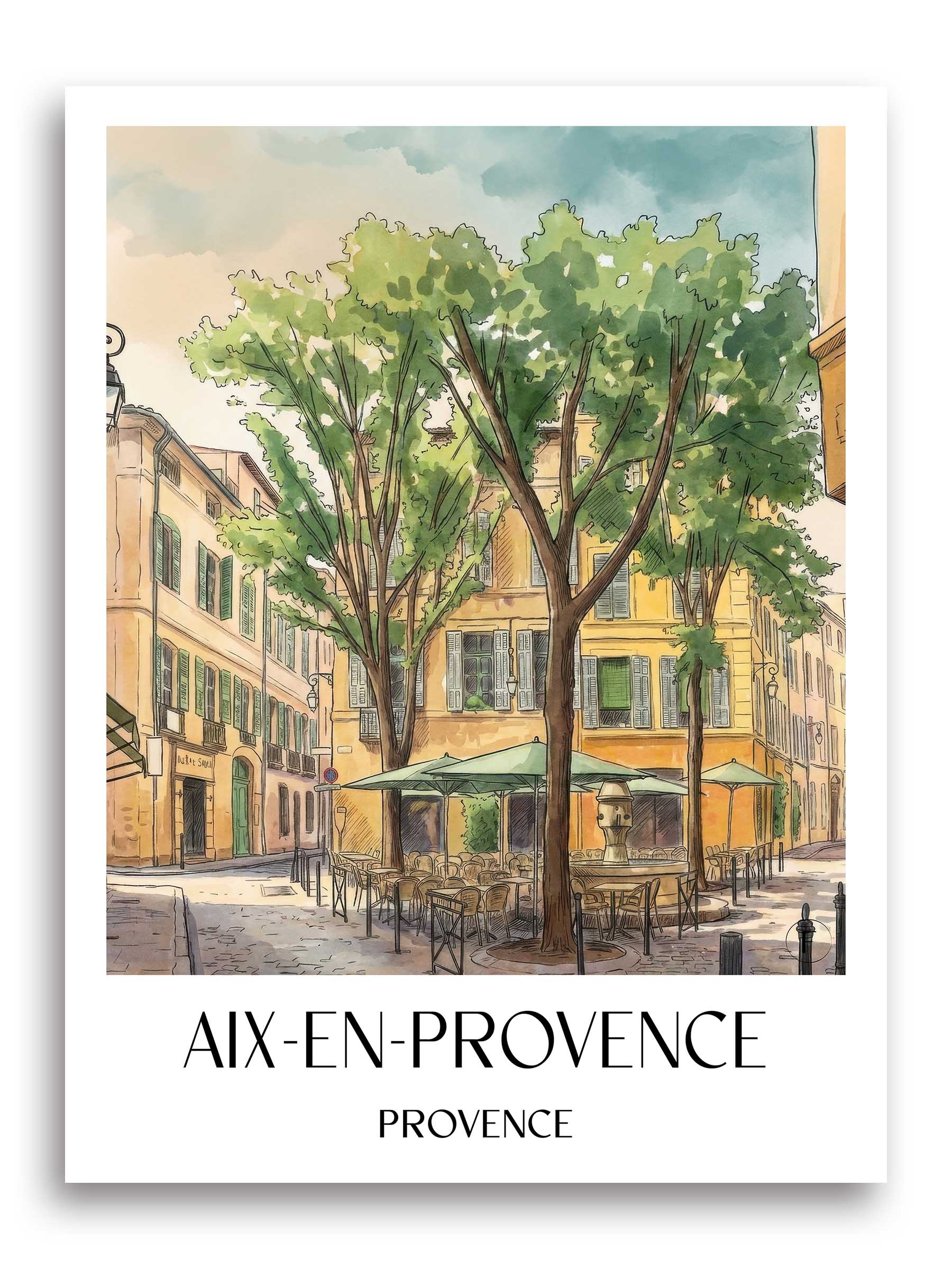 aix-en-provence-provence-frankreich-poster-aquarell