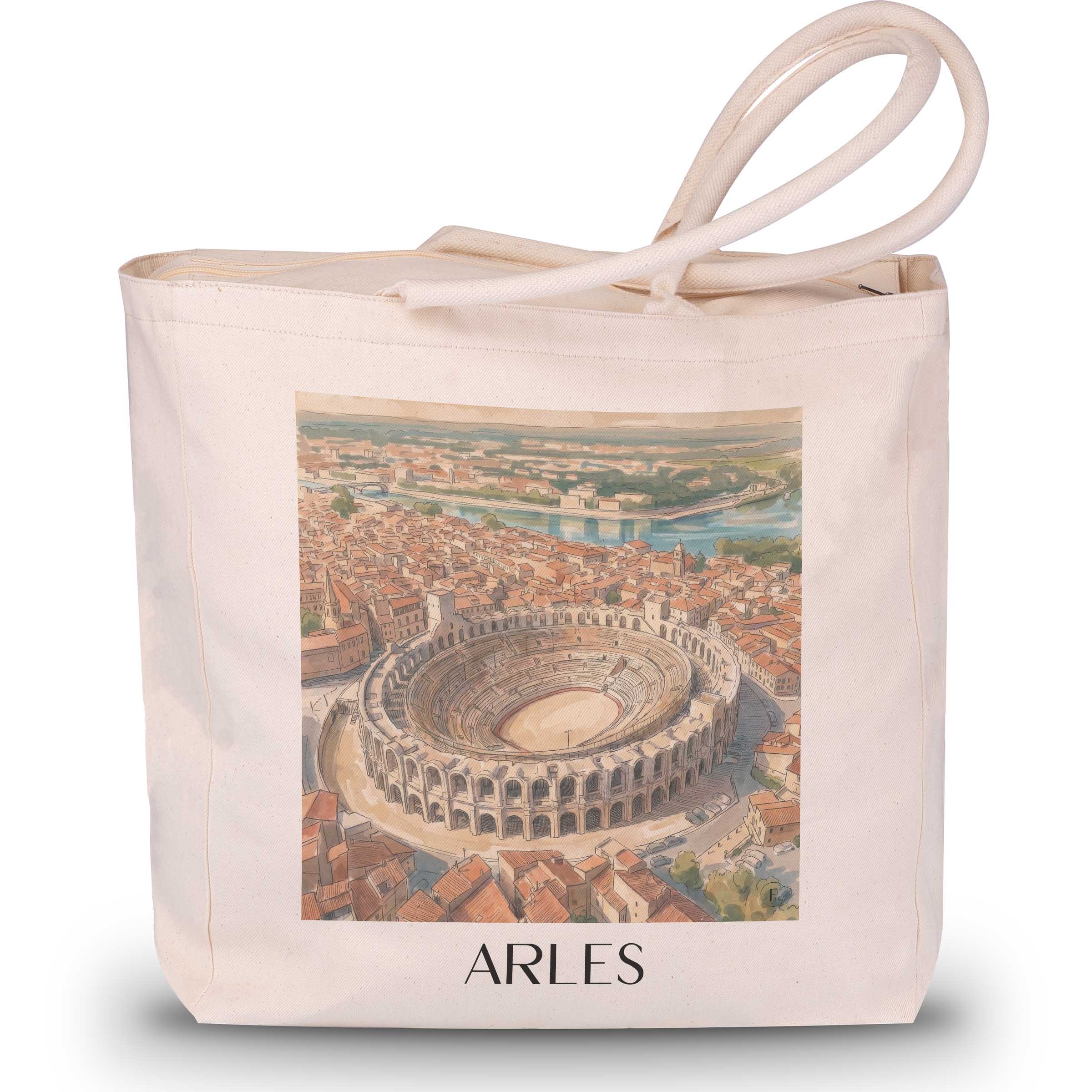 arles-provence-frankreich-einkaufstasche-aquarell