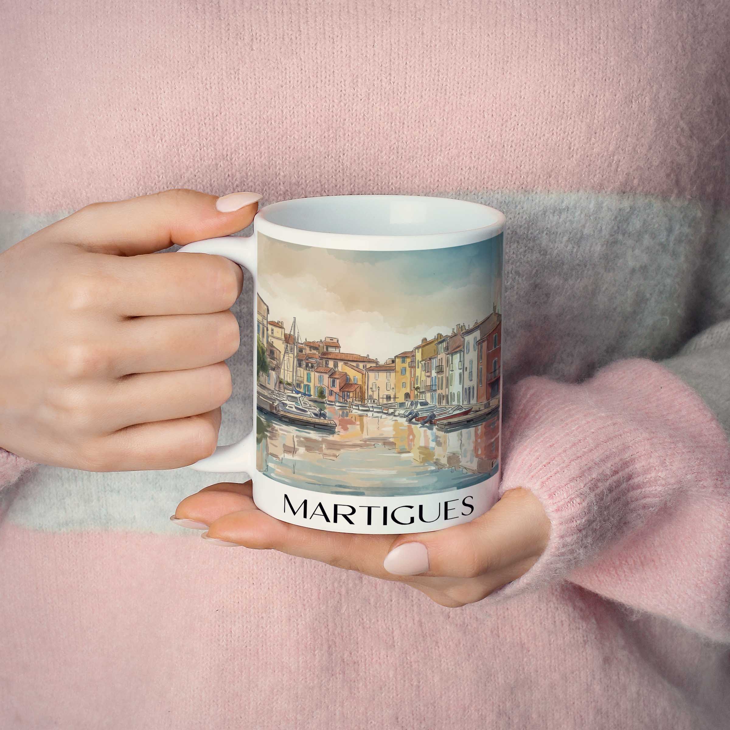 martigues-côte-bleue-frankreich-kaffeebecher-aquarell