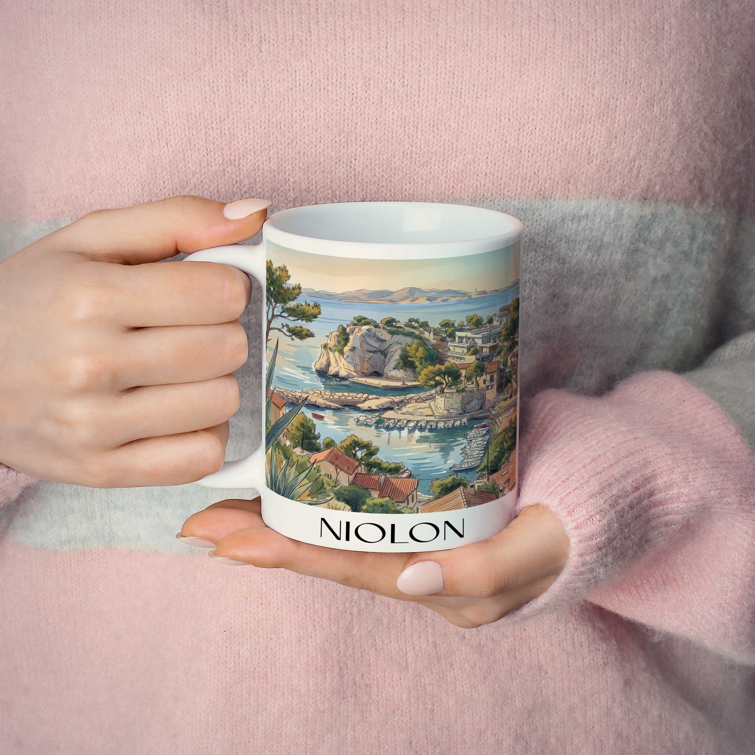 niolon-côte-bleue-frankreich-kaffeebecher-aquarell