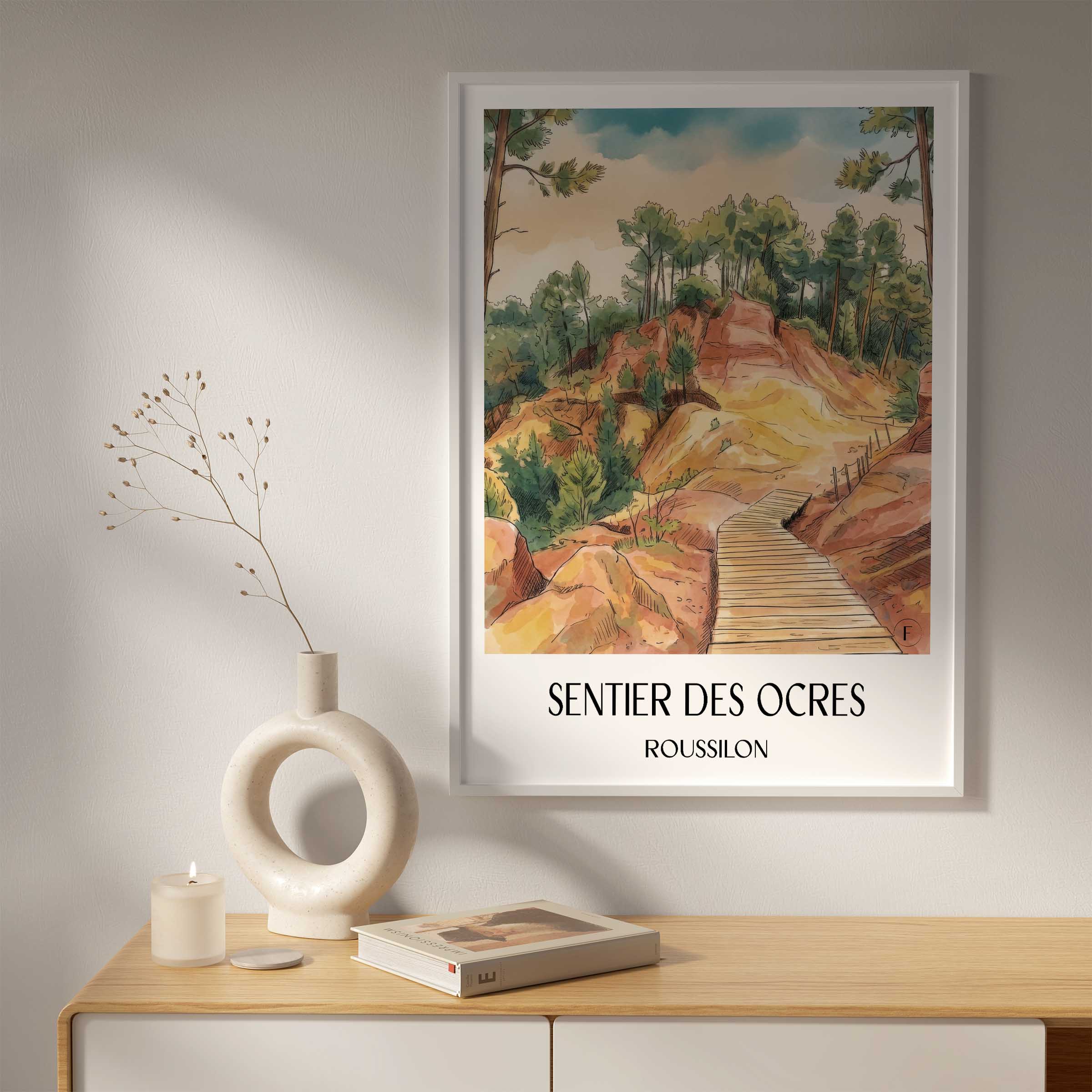 sentier-des-ocres-roussilon-frankreich-poster-aquarell