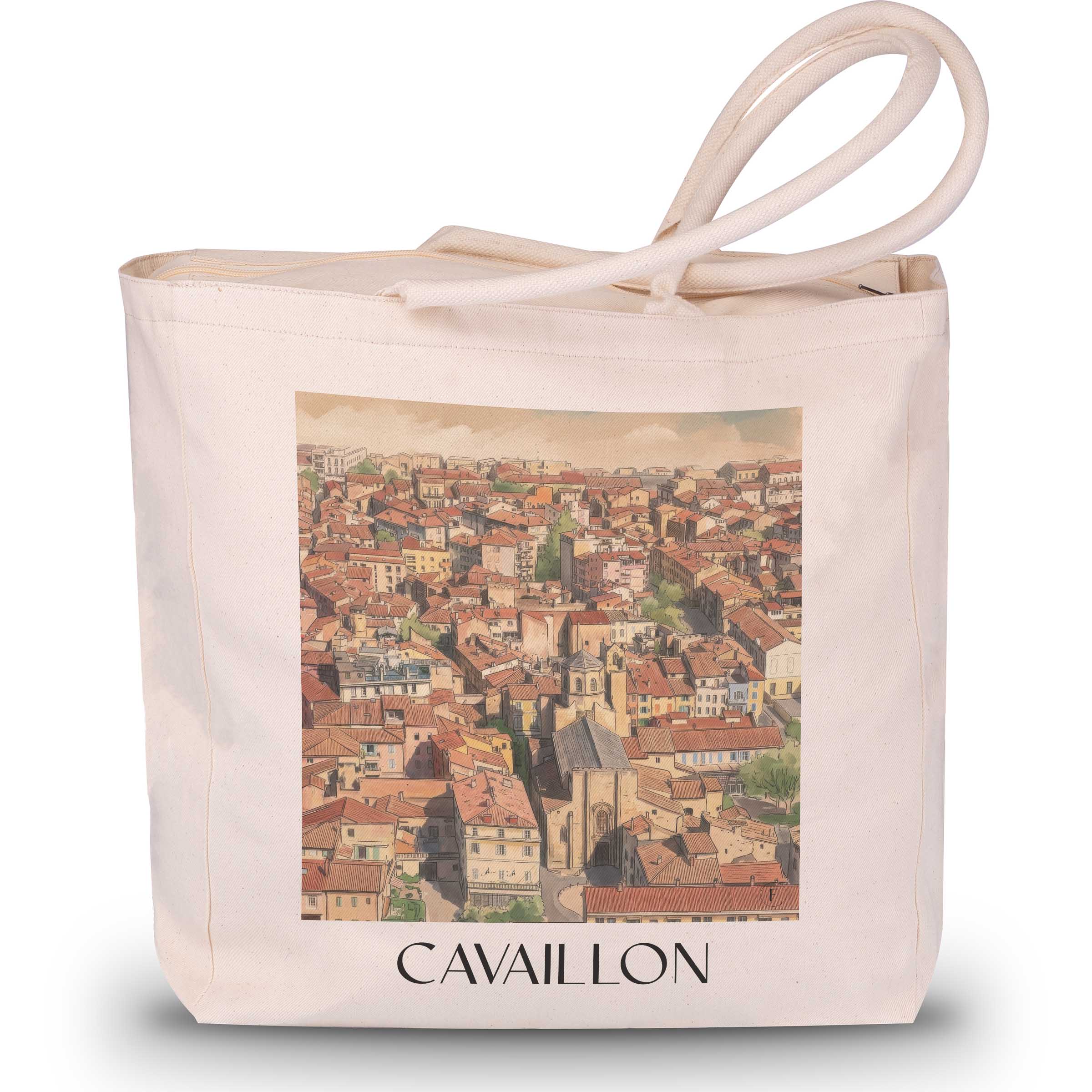 cavaillon-provence-frankreich-einkaufstasche-aquarell