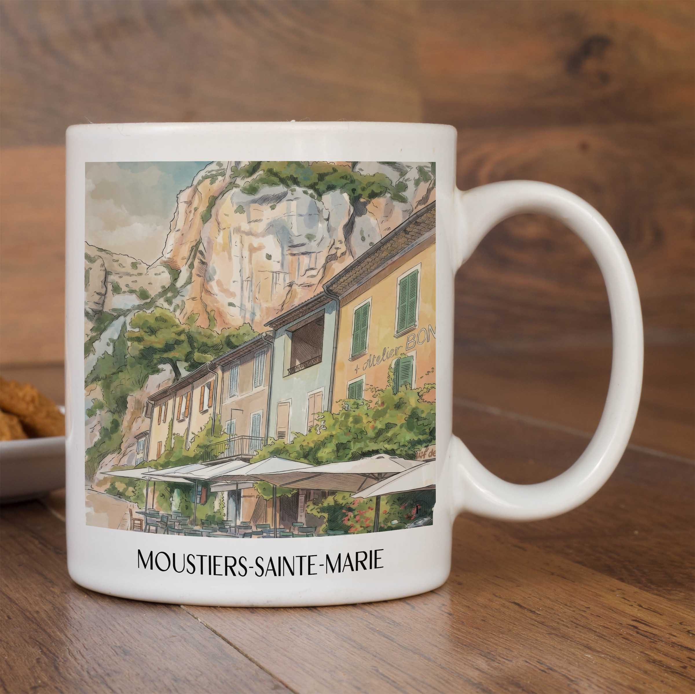 moustiers-sainte-marie-provence-frankreich-kaffeebecher-aquarell