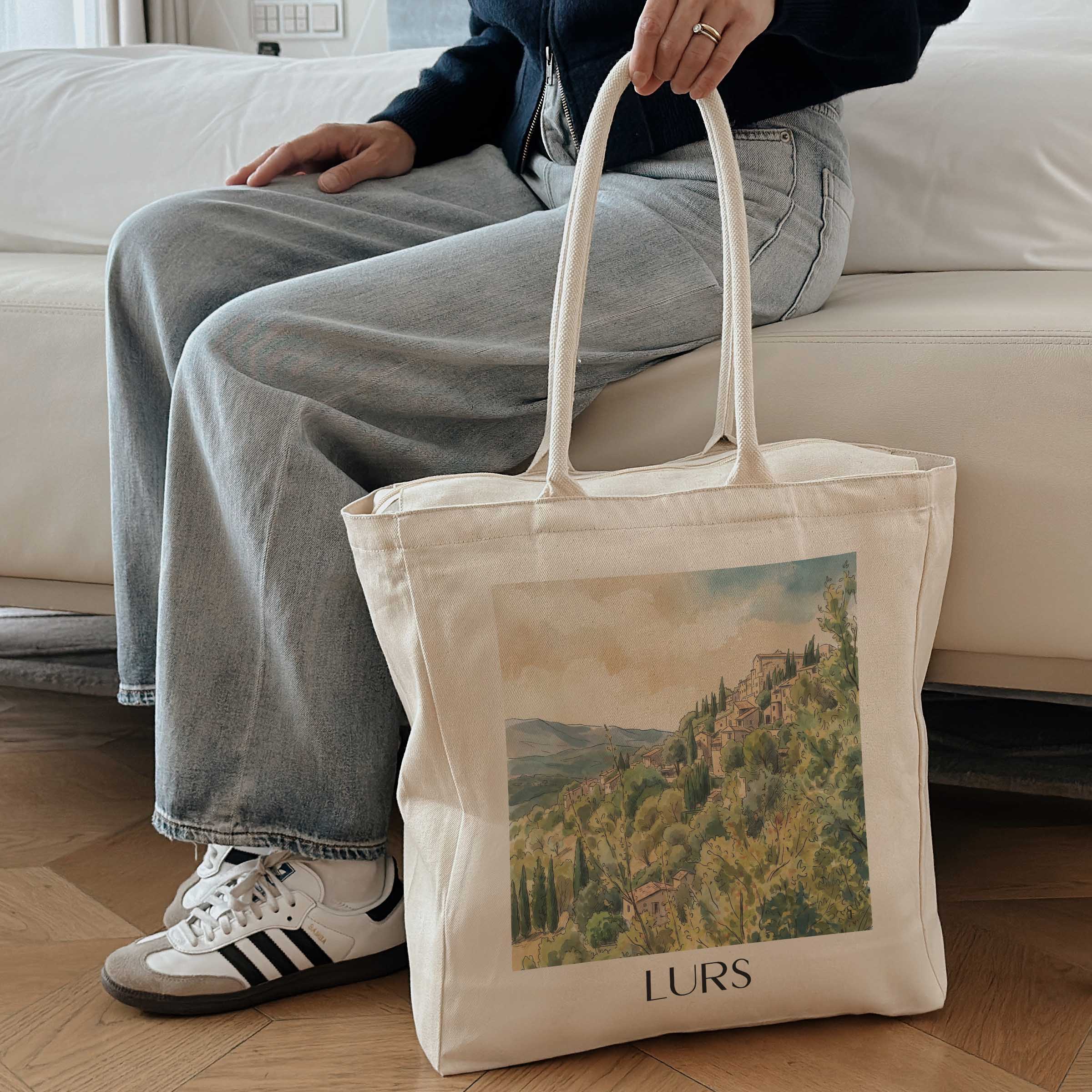 lurs-provence-frankreich-einkaufstasche-aquarell