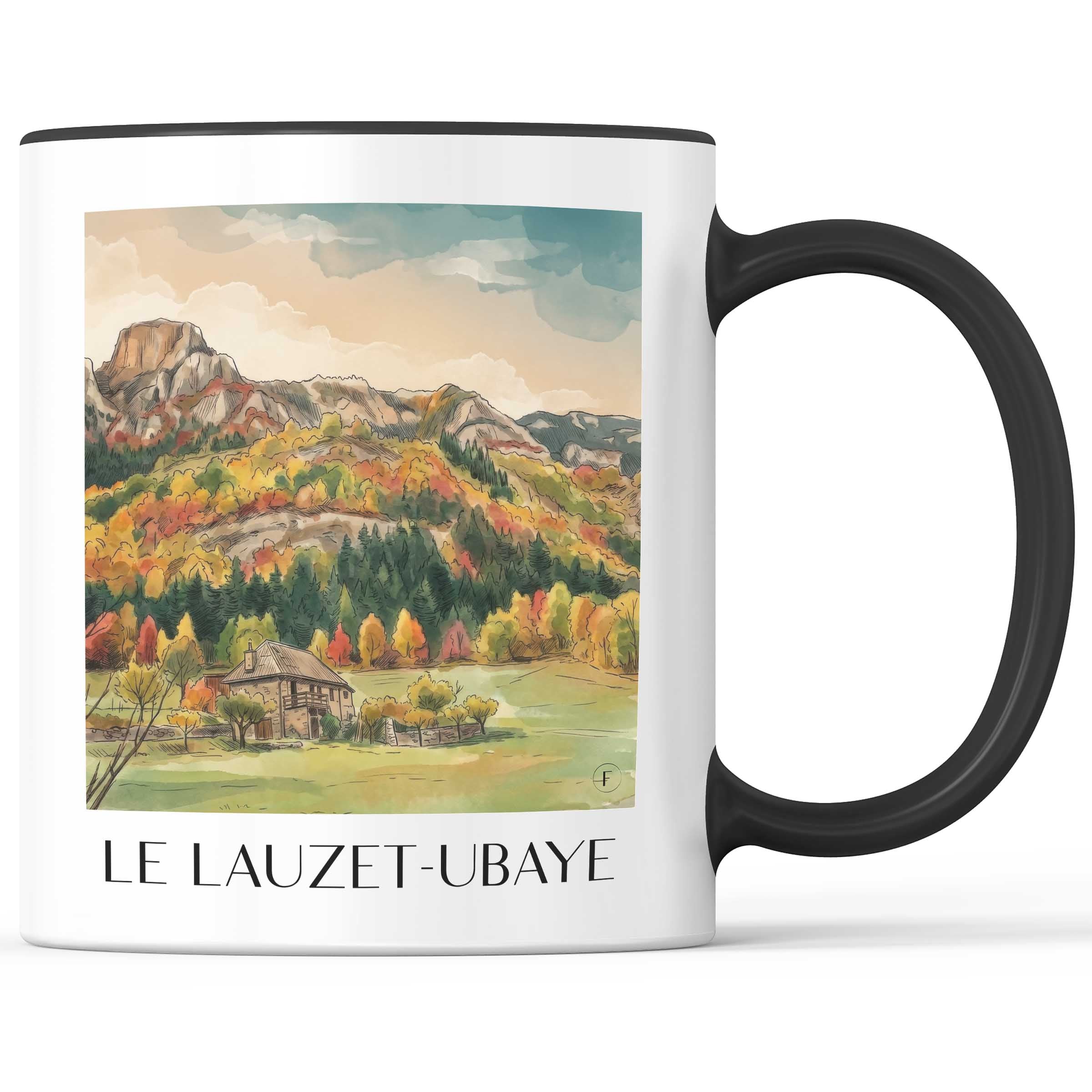 le-lauzet-ubaye-provence-frankreich-kaffeebecher-aquarell