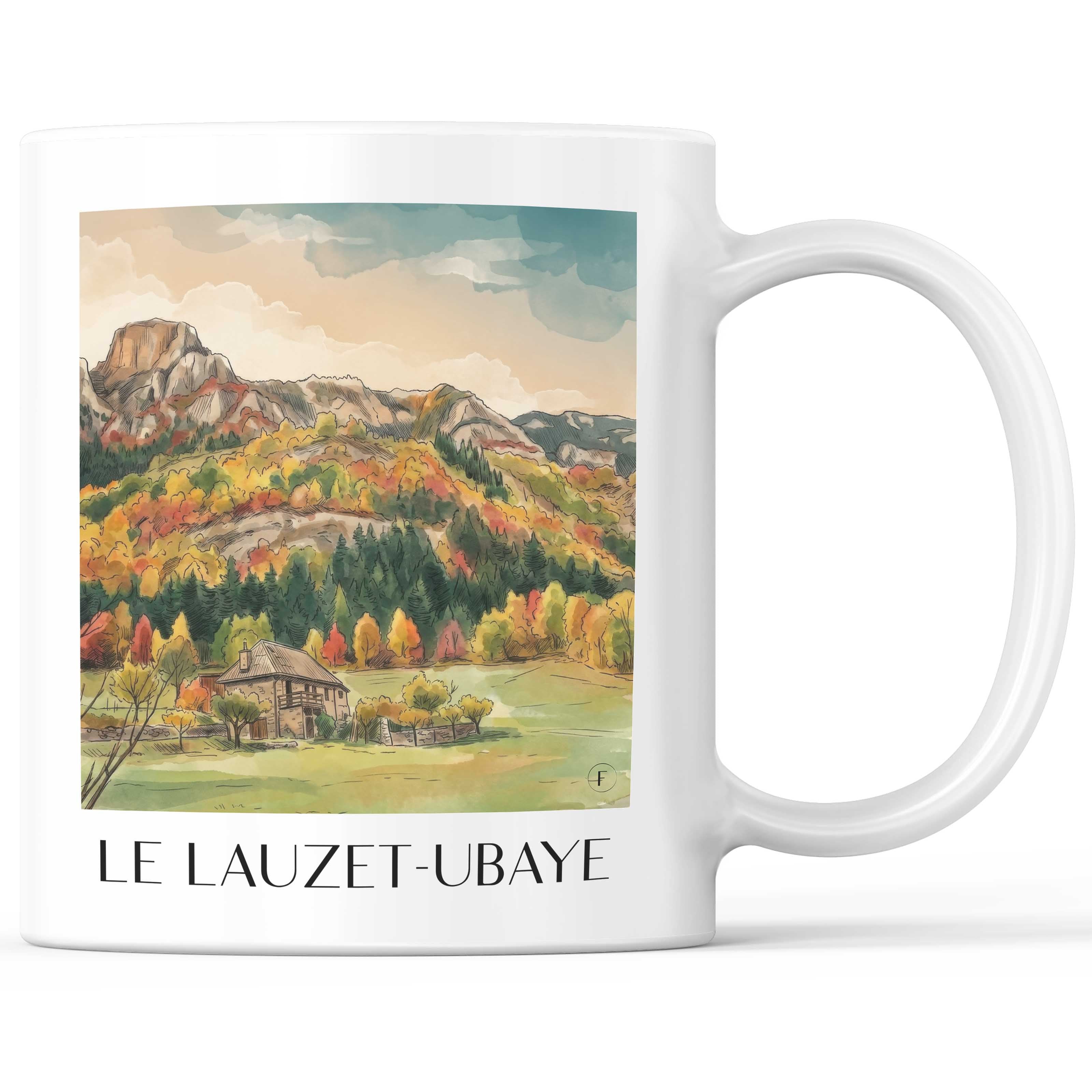 le-lauzet-ubaye-provence-frankreich-kaffeebecher-aquarell