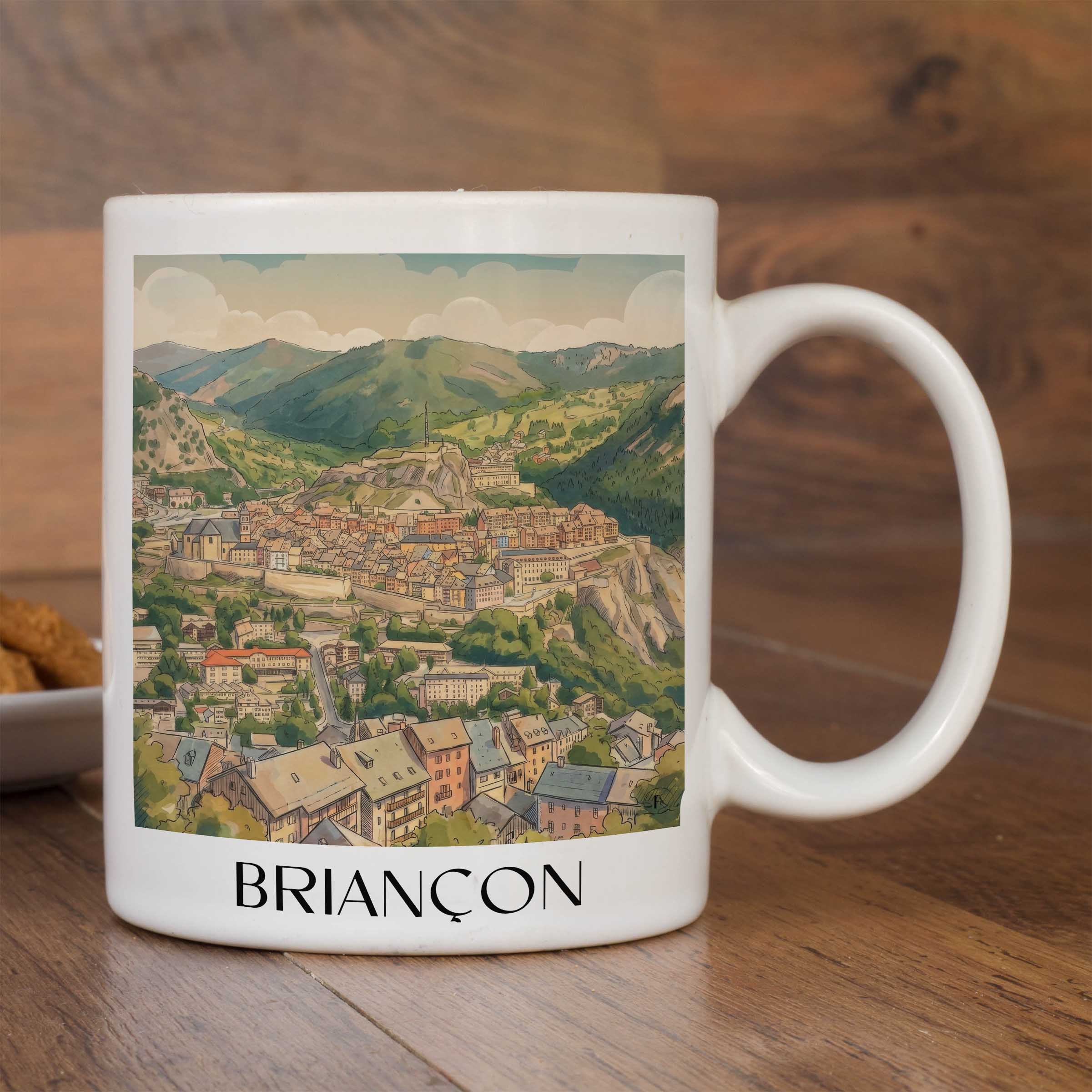 briançon-provence-frankreich-kaffeebecher-aquarell
